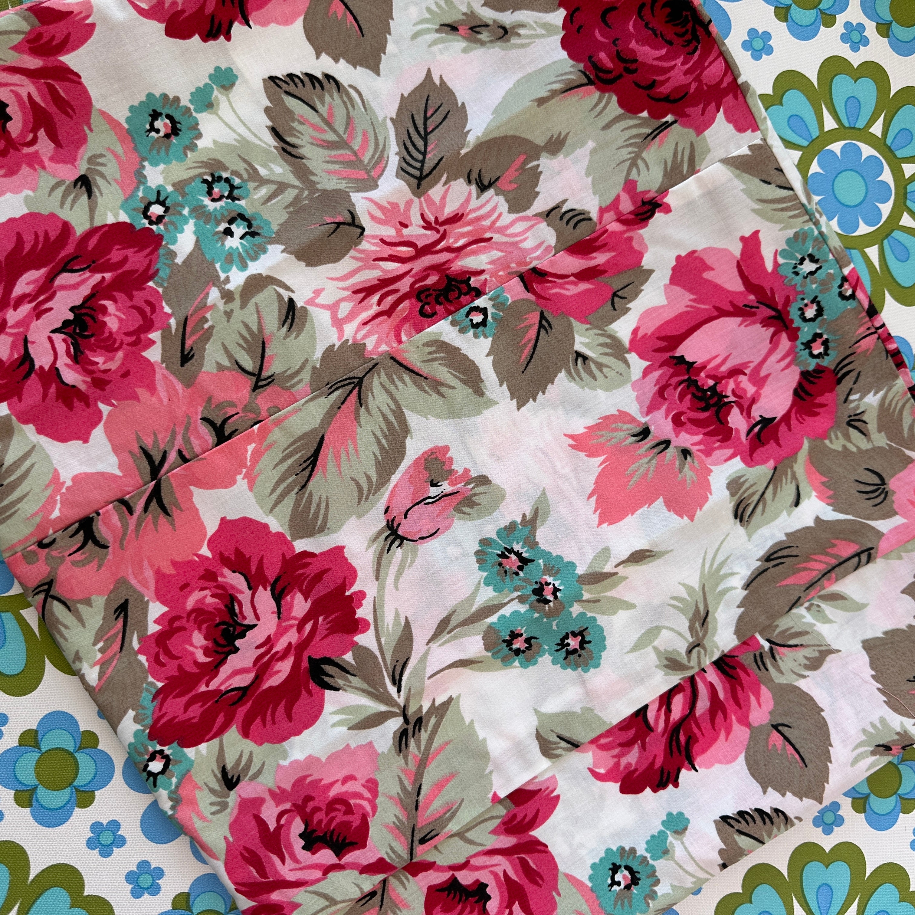 Several Vintage Cotton Pillow Cases