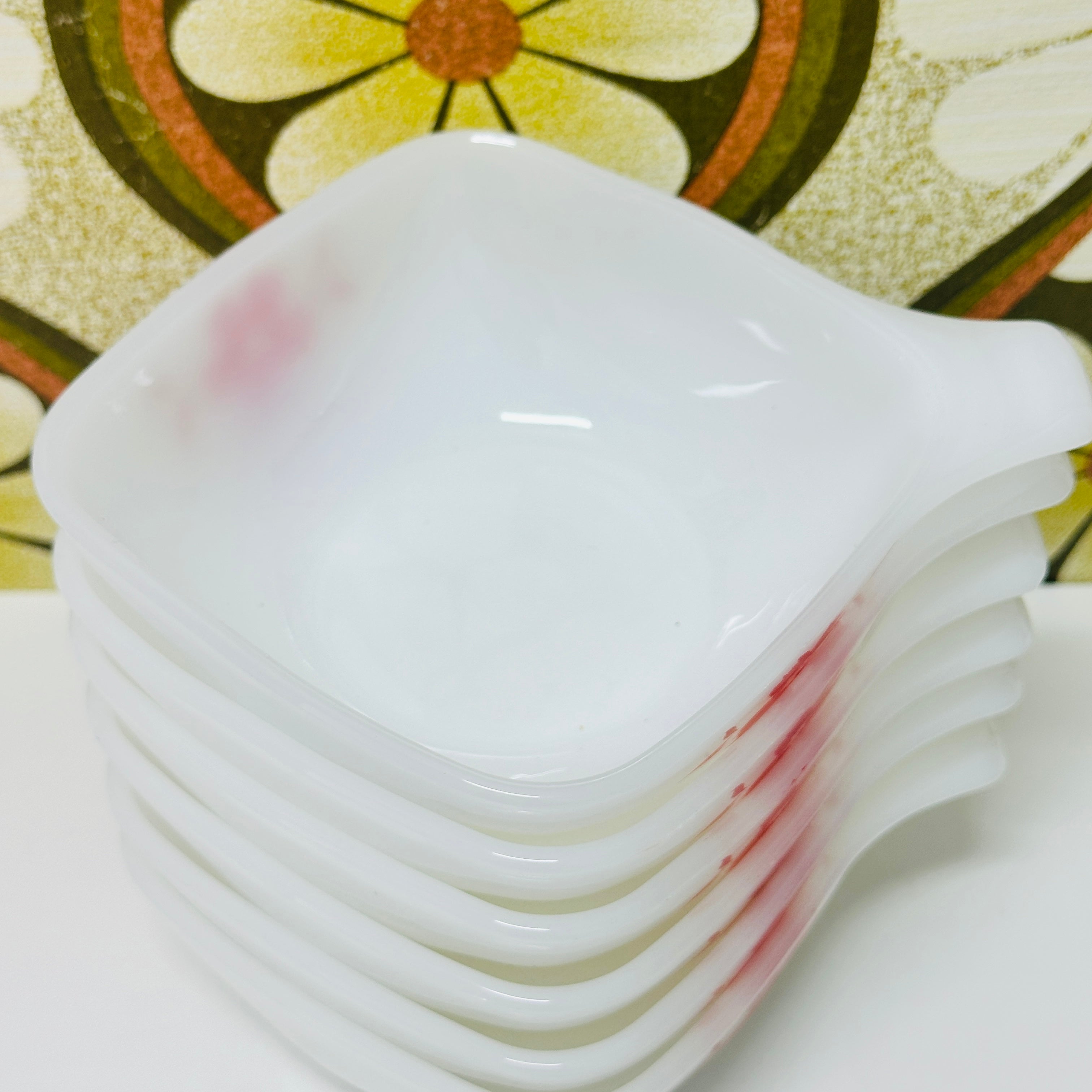 Vintage PYREX As NEW Cape Tulip SIX