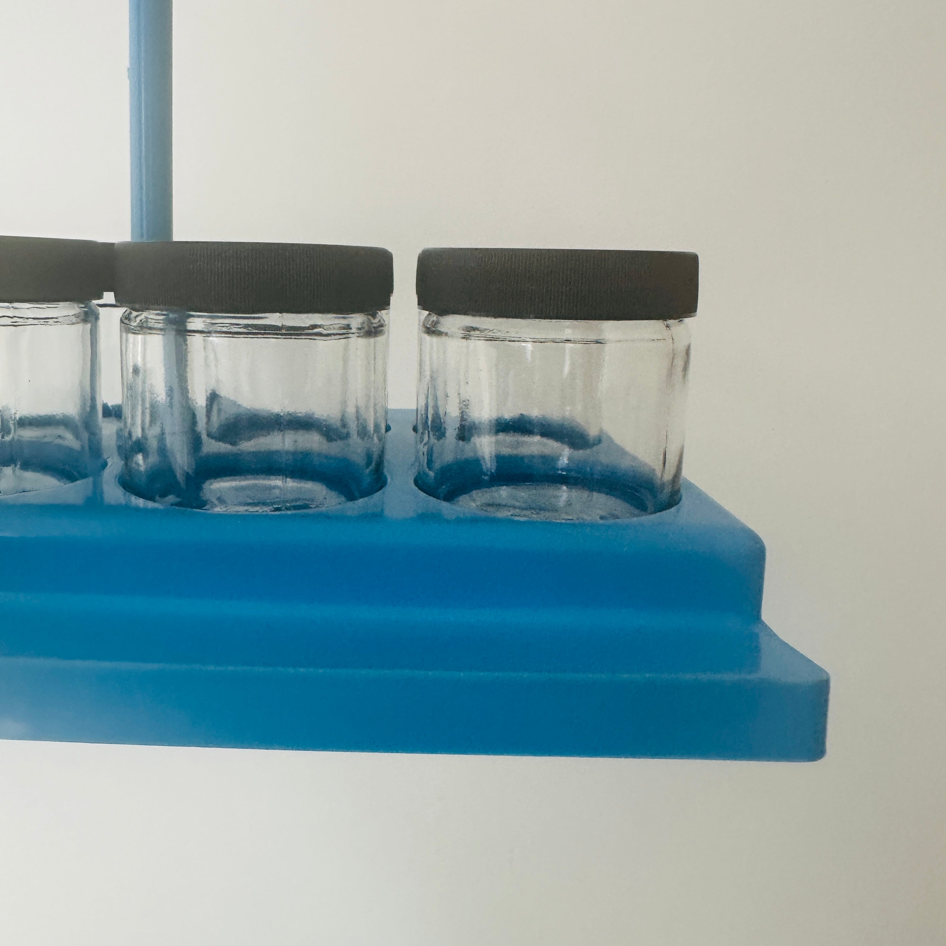 RETRO Blue Spice Jar Caddy