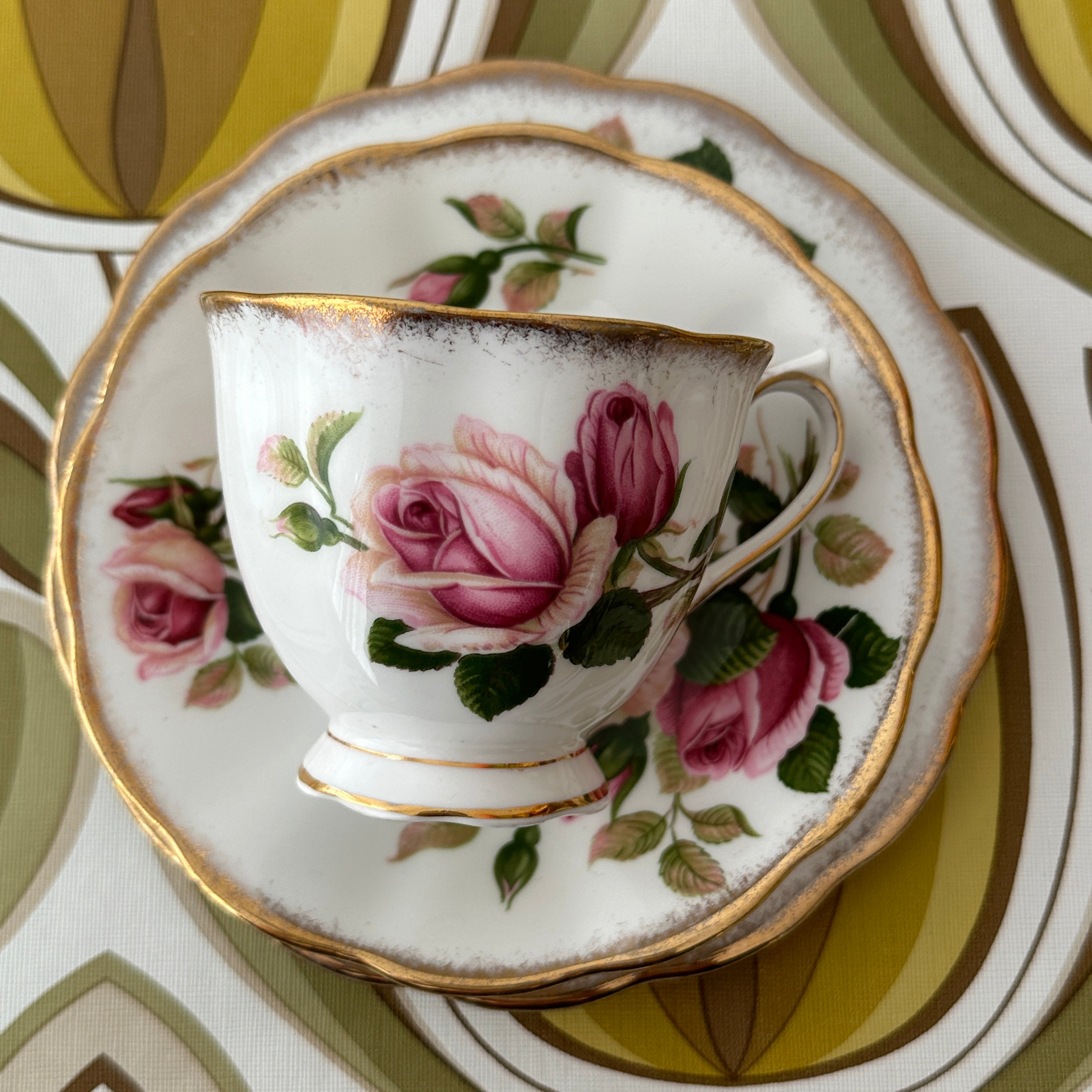 Royal Albert Anniversary Rose TRIO