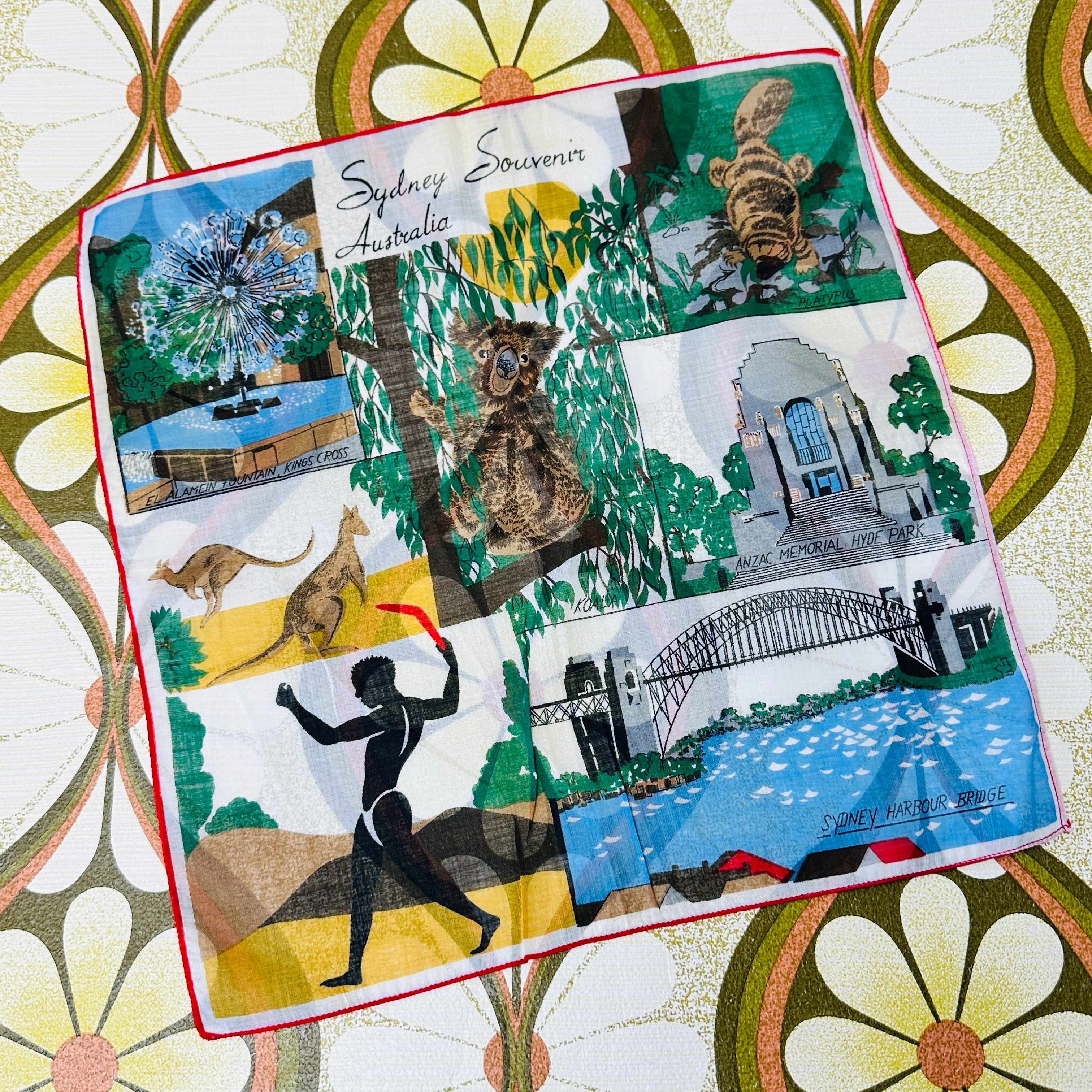 Sydney Souvenir VINTAGE Hanky