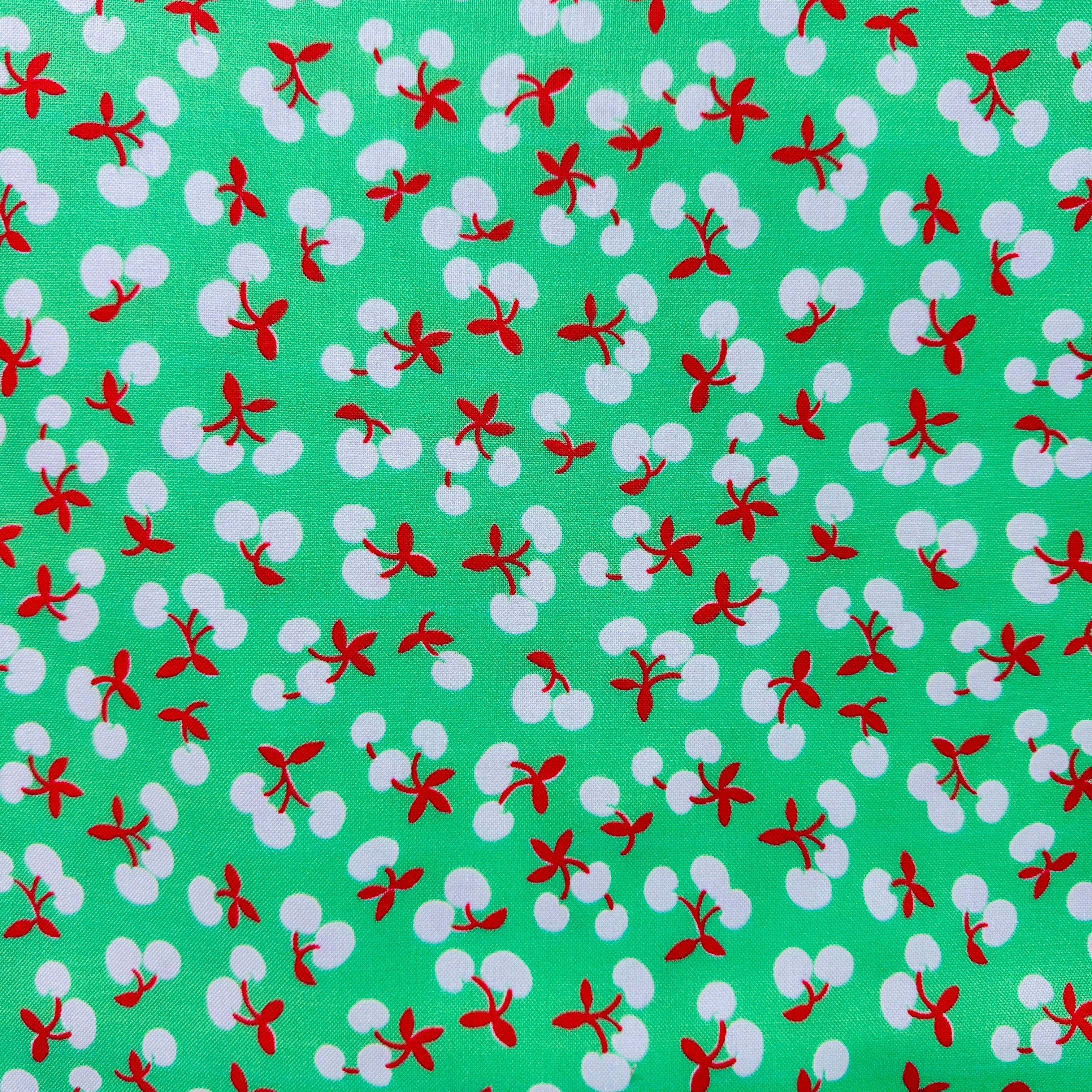 110cms QUILTING All Cotton Pretty Green Fabric Feed Sack