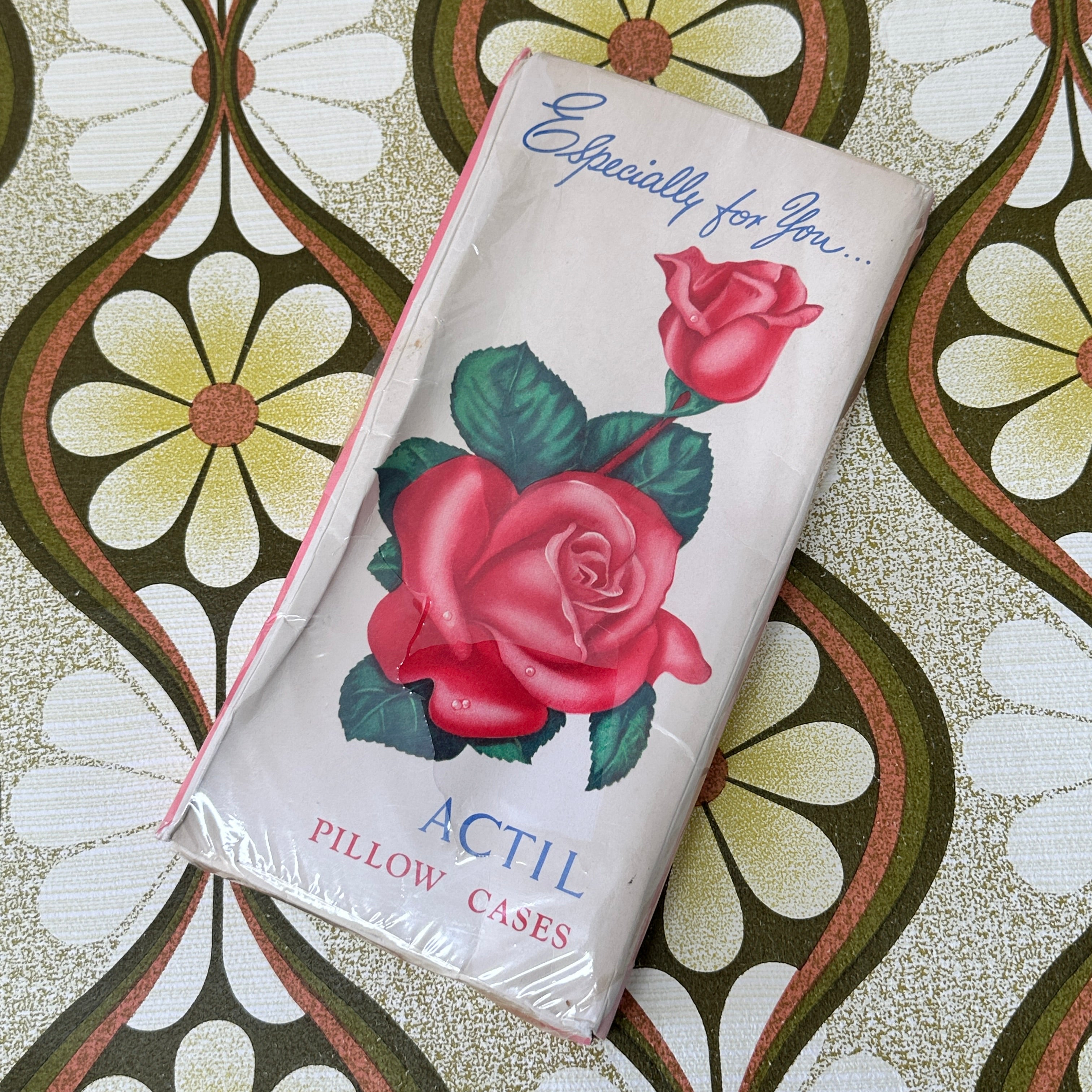 Retro Unused ACTIL Pillow Cases