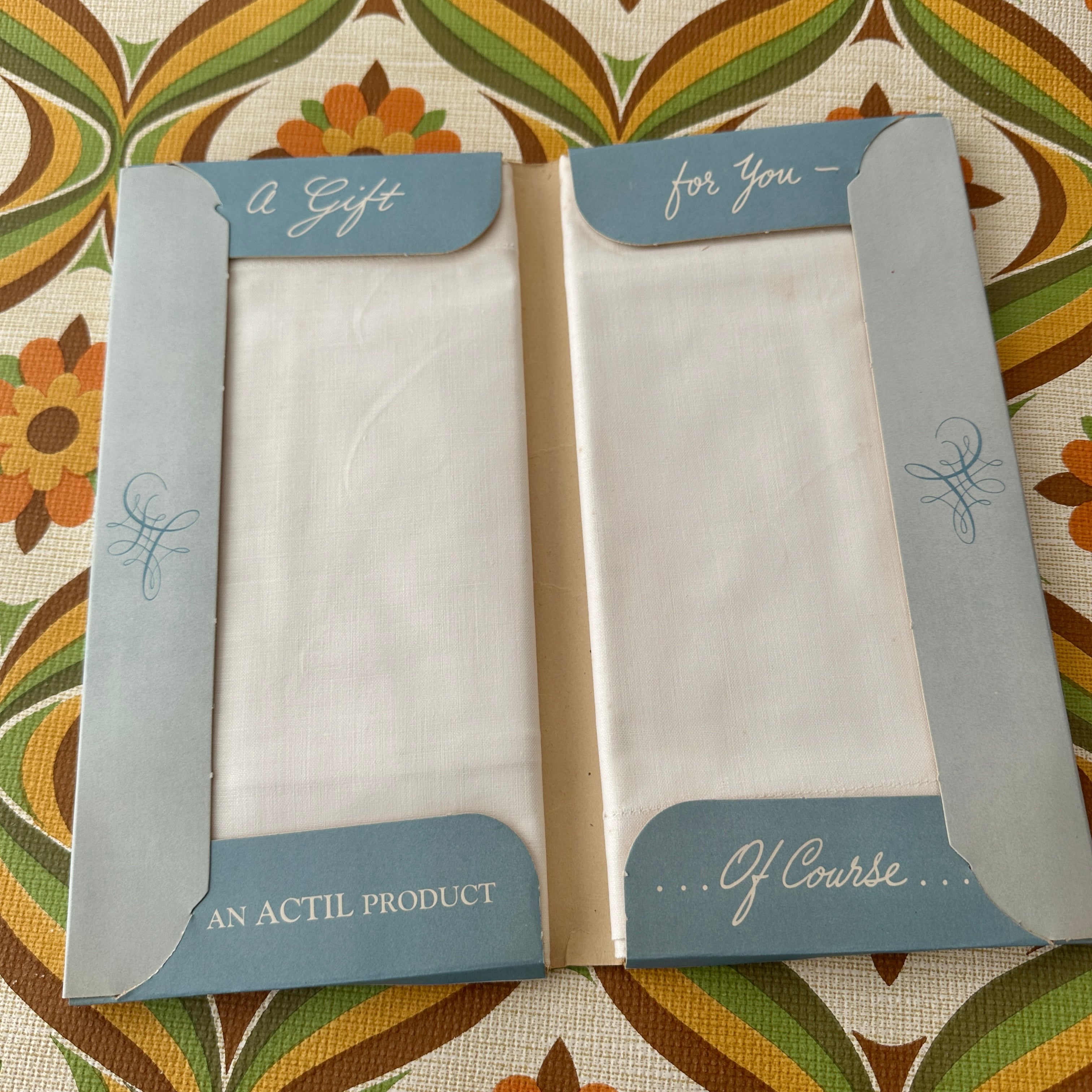 ACTIL Pillow Cases Pair VINTAGE