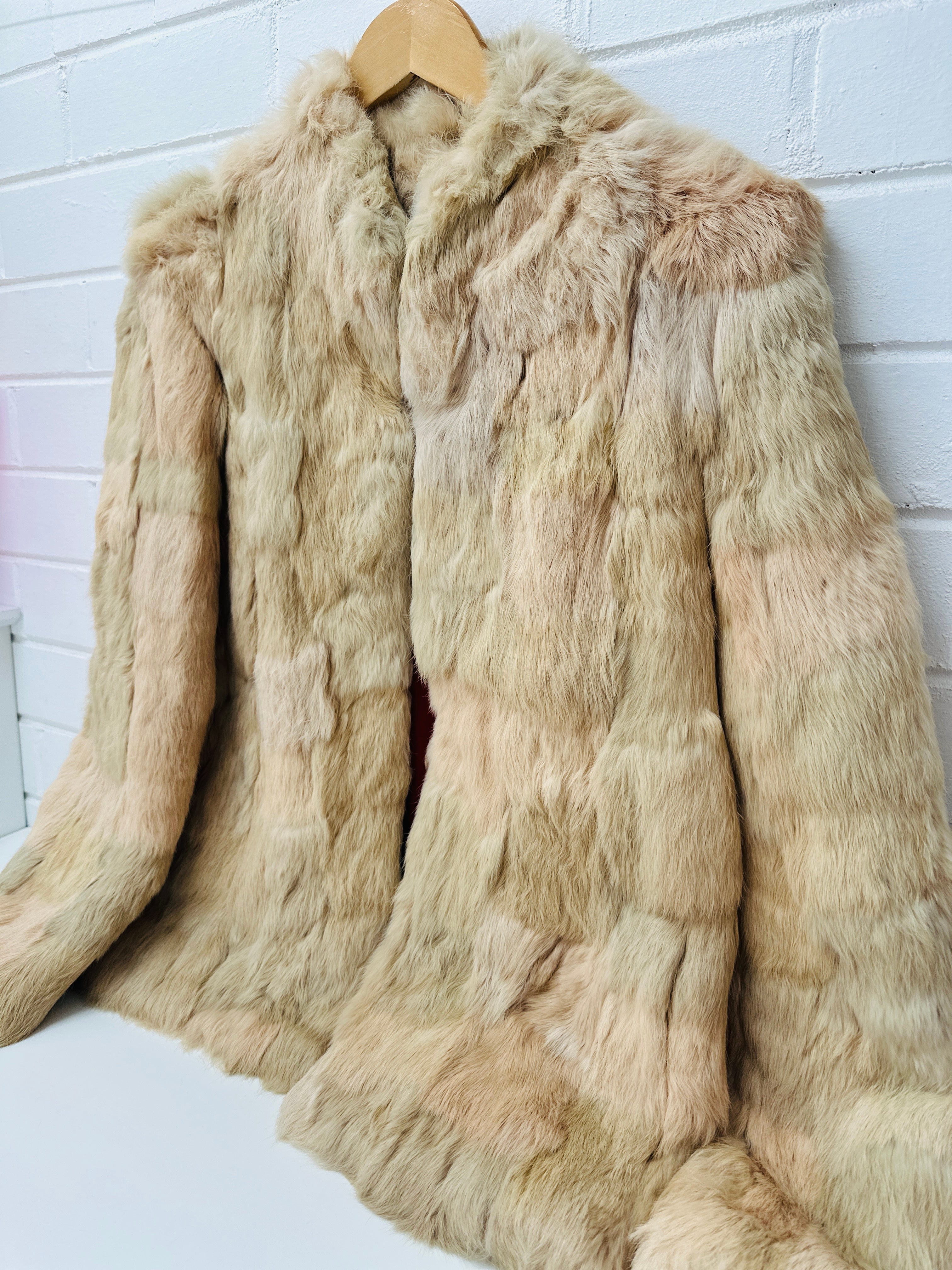 Beautiful Vintage Fur Coat Caramel