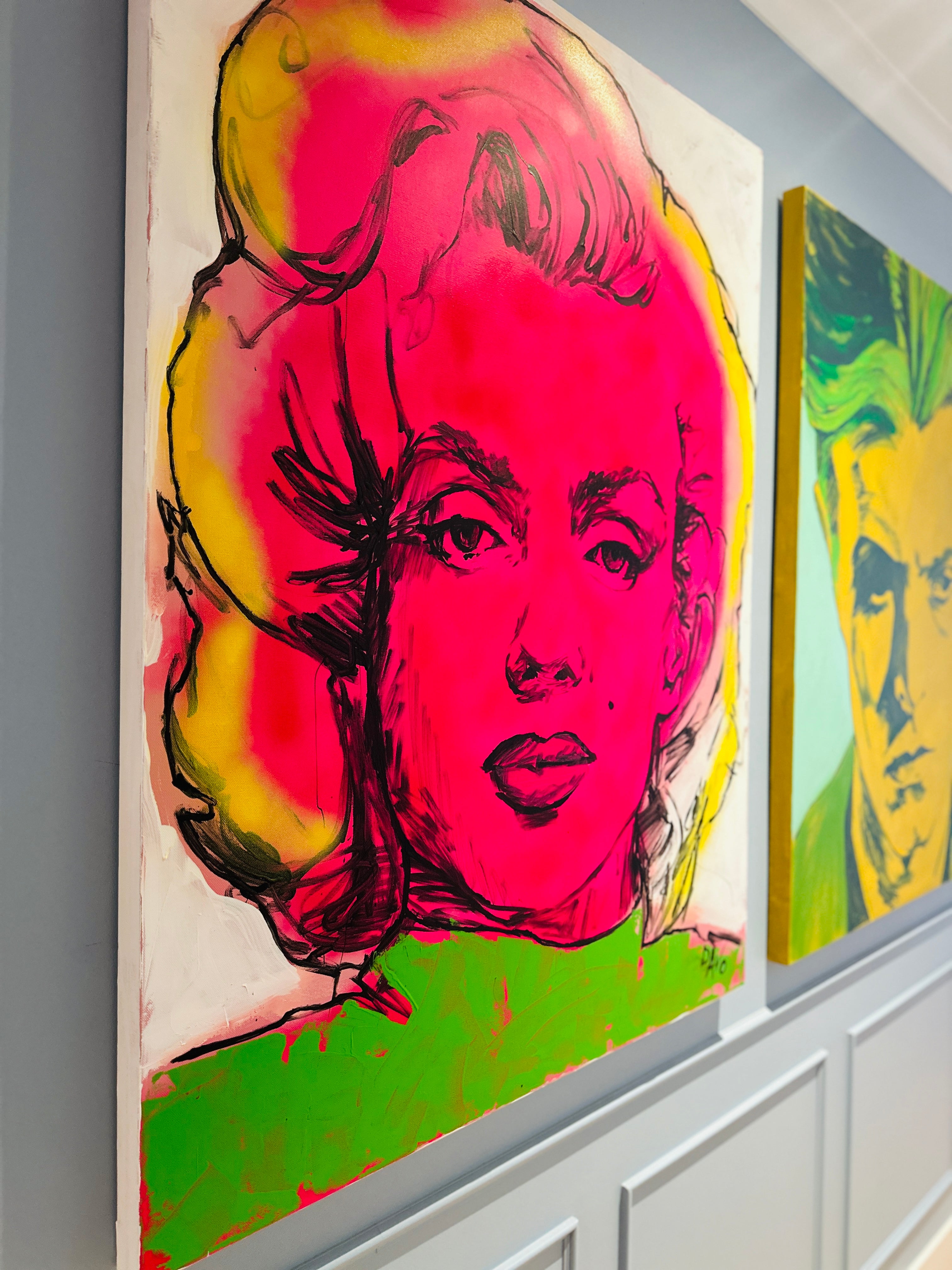 WILD One of a KIND Marilyn Monroe Painting ORIGINAL Canvas