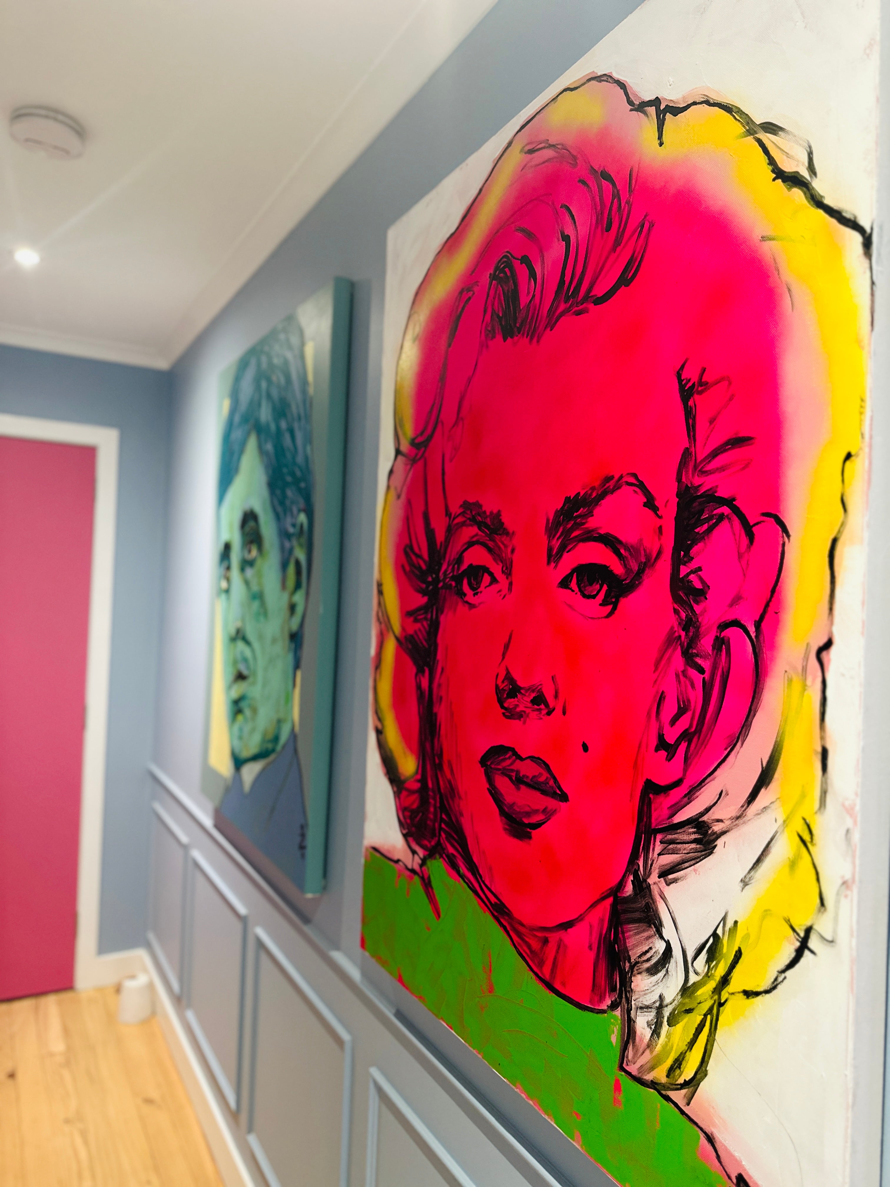 WILD One of a KIND Marilyn Monroe Painting ORIGINAL Canvas