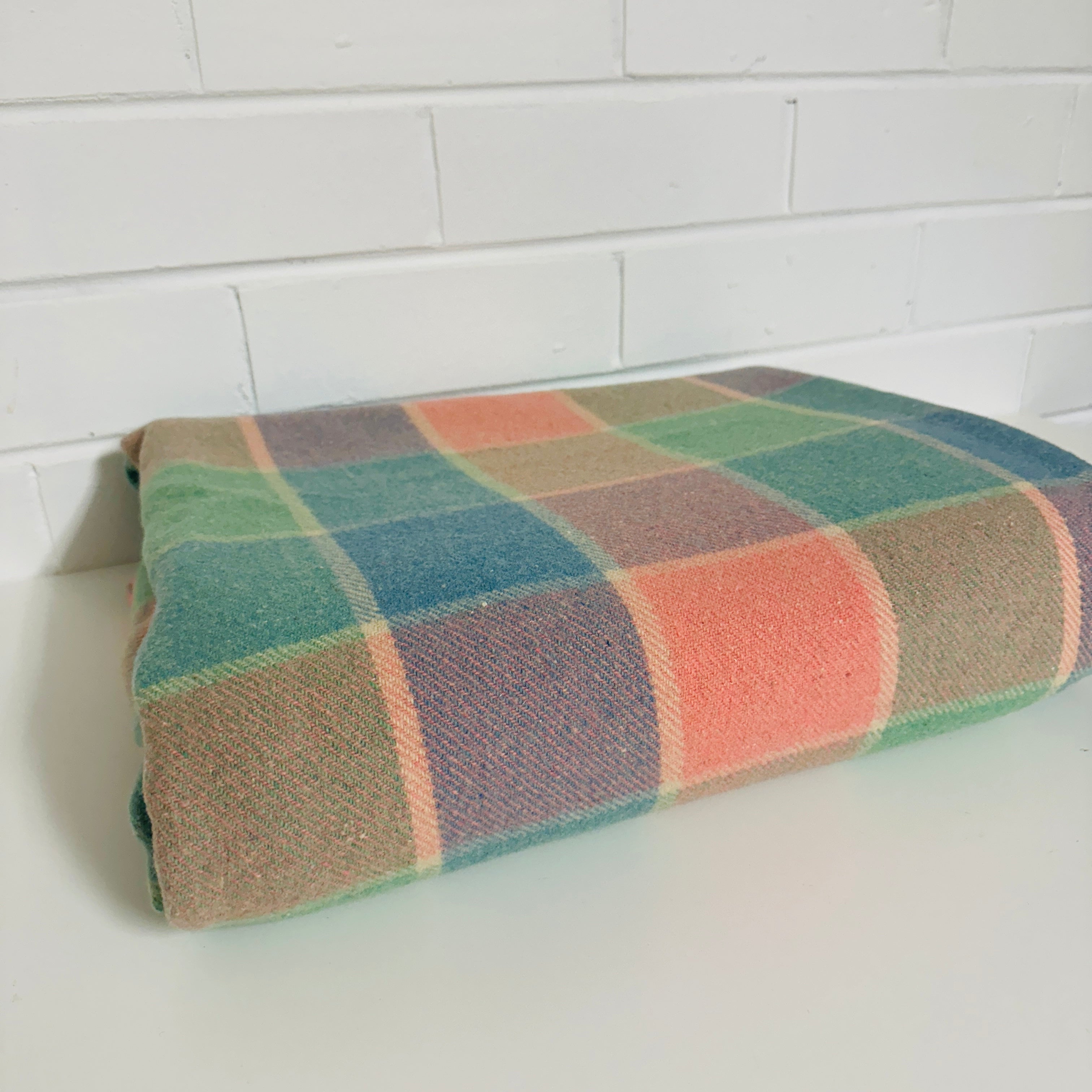 AMAZING Condition Vintage Pure WOOL Blanket