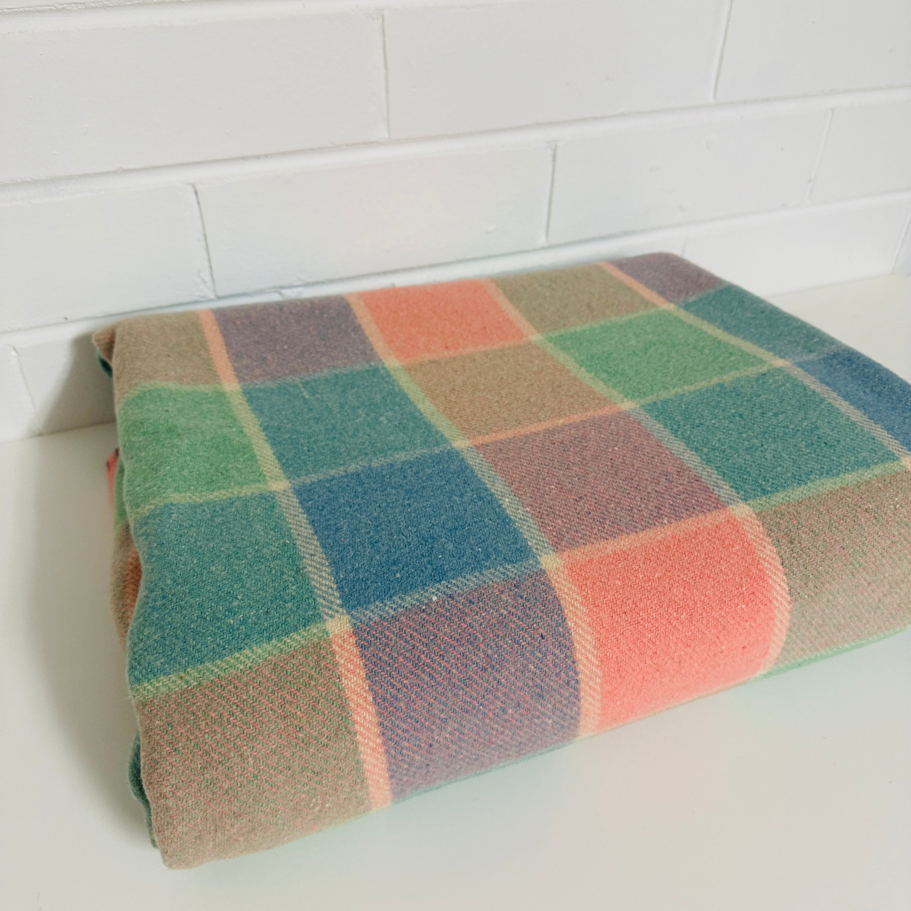 AMAZING Condition Vintage Pure WOOL Blanket