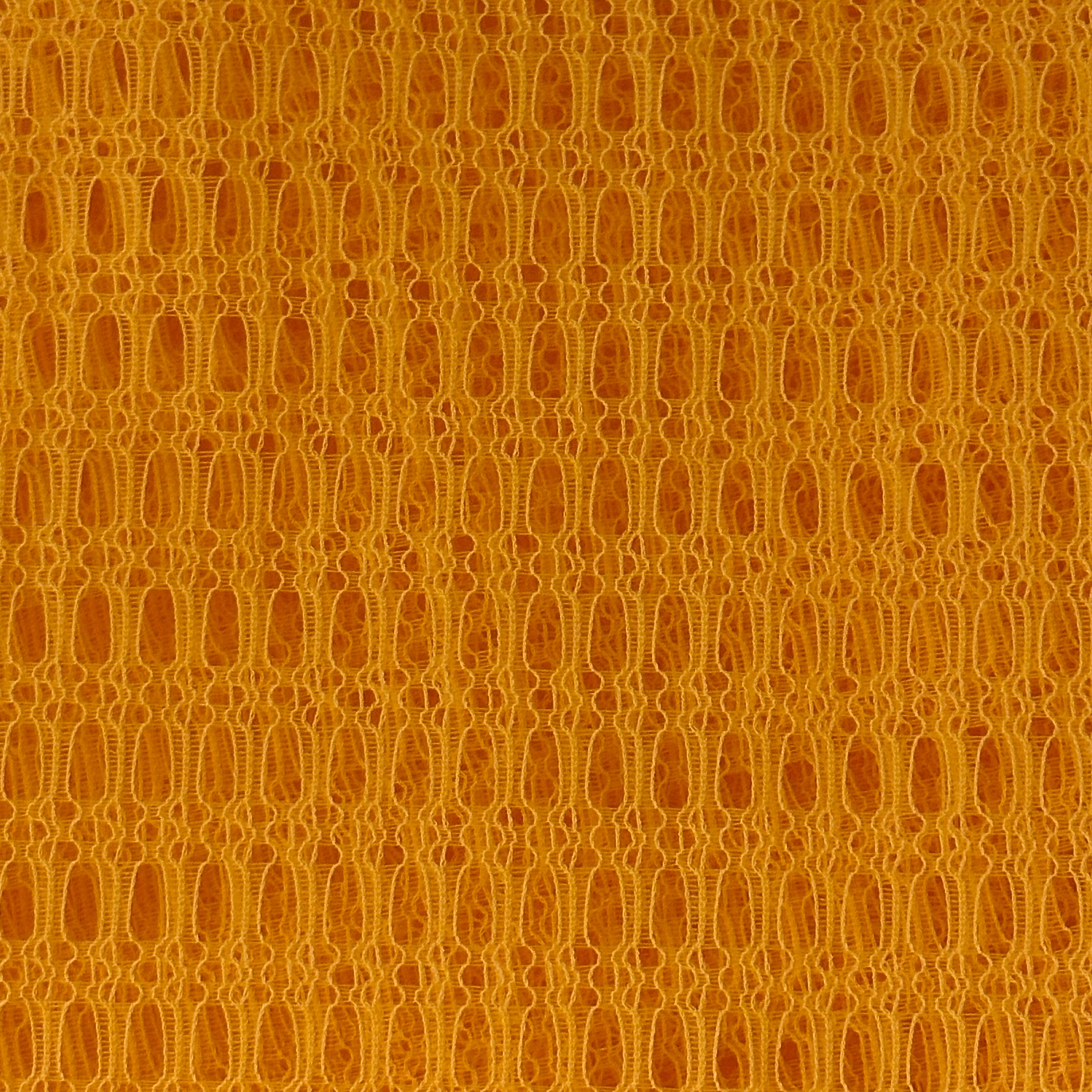 290cms Orange Netting Bright 70's FABRIC