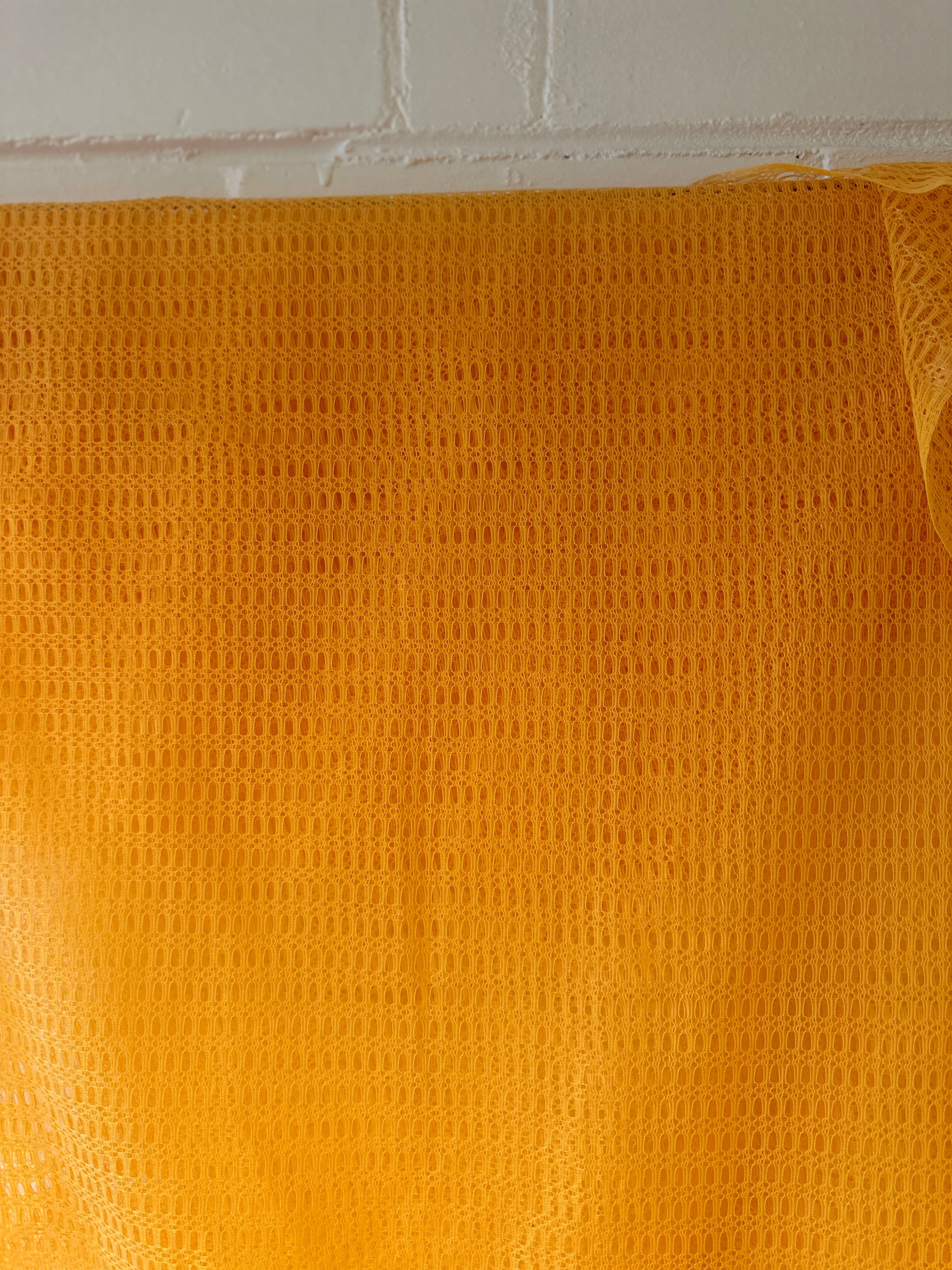 290cms Orange Netting Bright 70's FABRIC