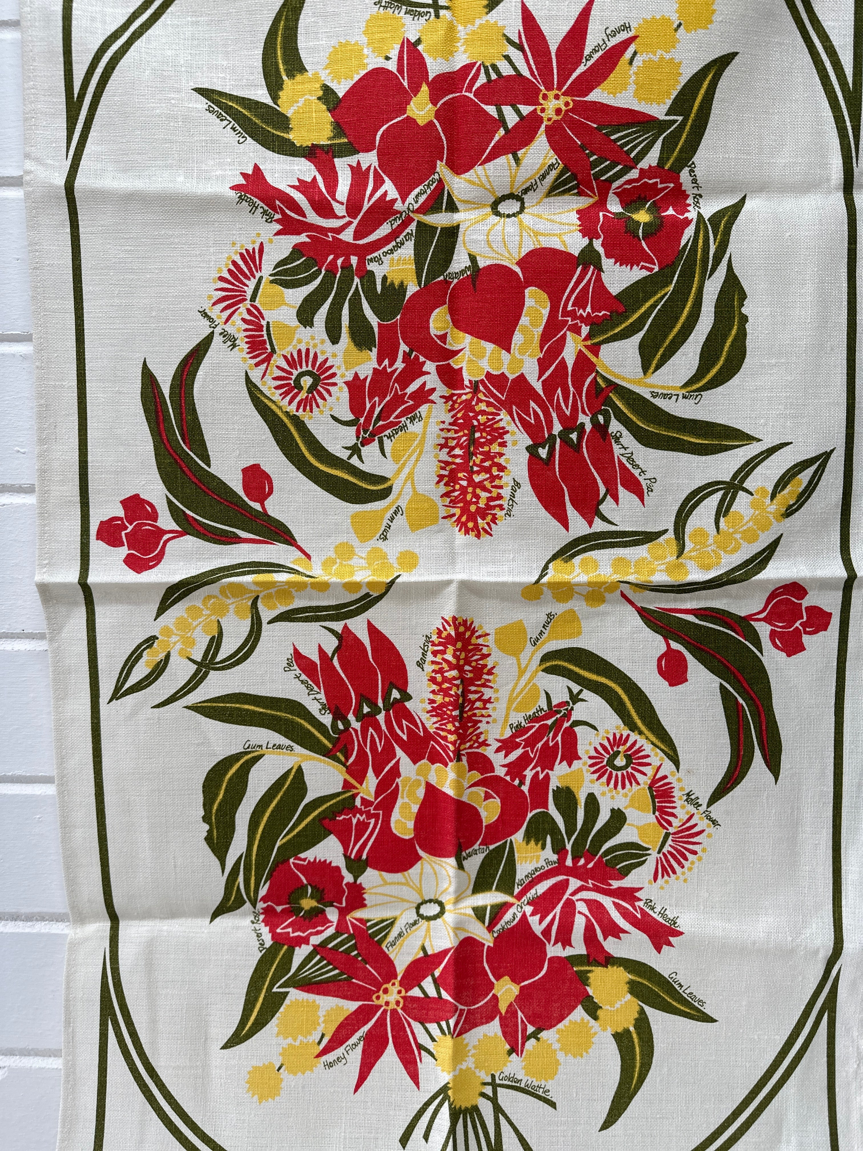 UNUSED Rodriguez Tea Towel People Pure Linen Australia