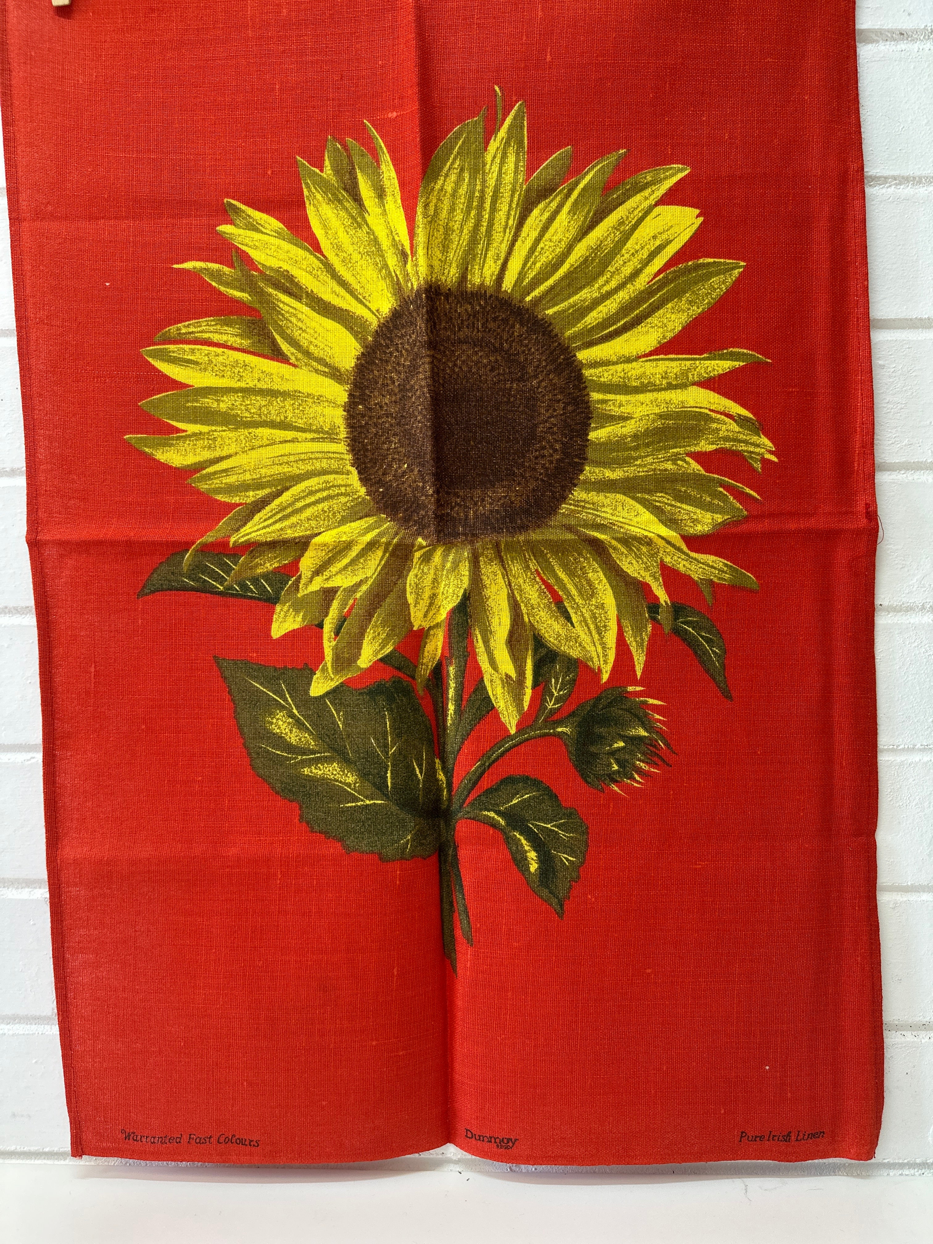 Unused Vintage Dunmoy Tea Towel