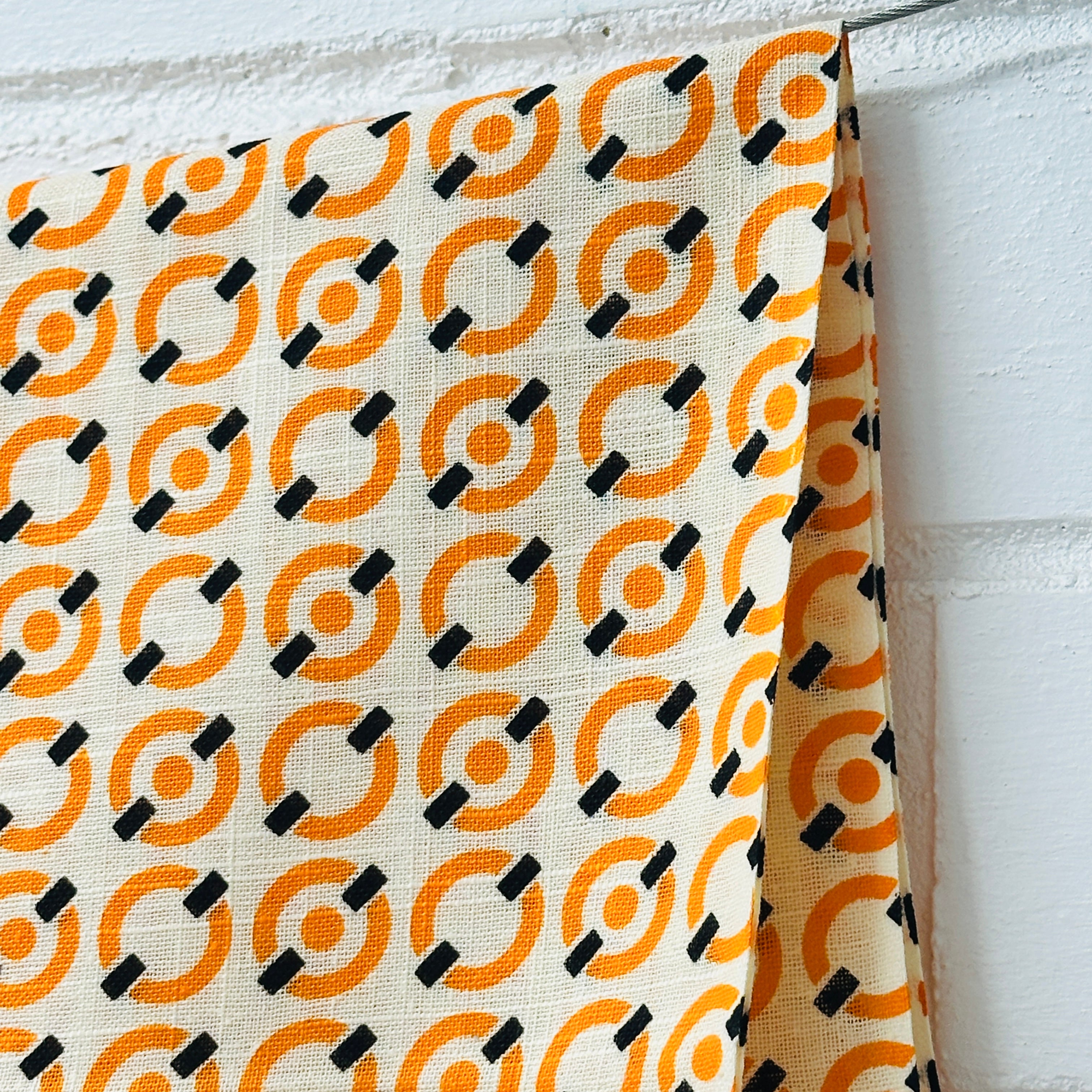 300cms Thick Cotton Woven Upholstery Fabric VINTAGE