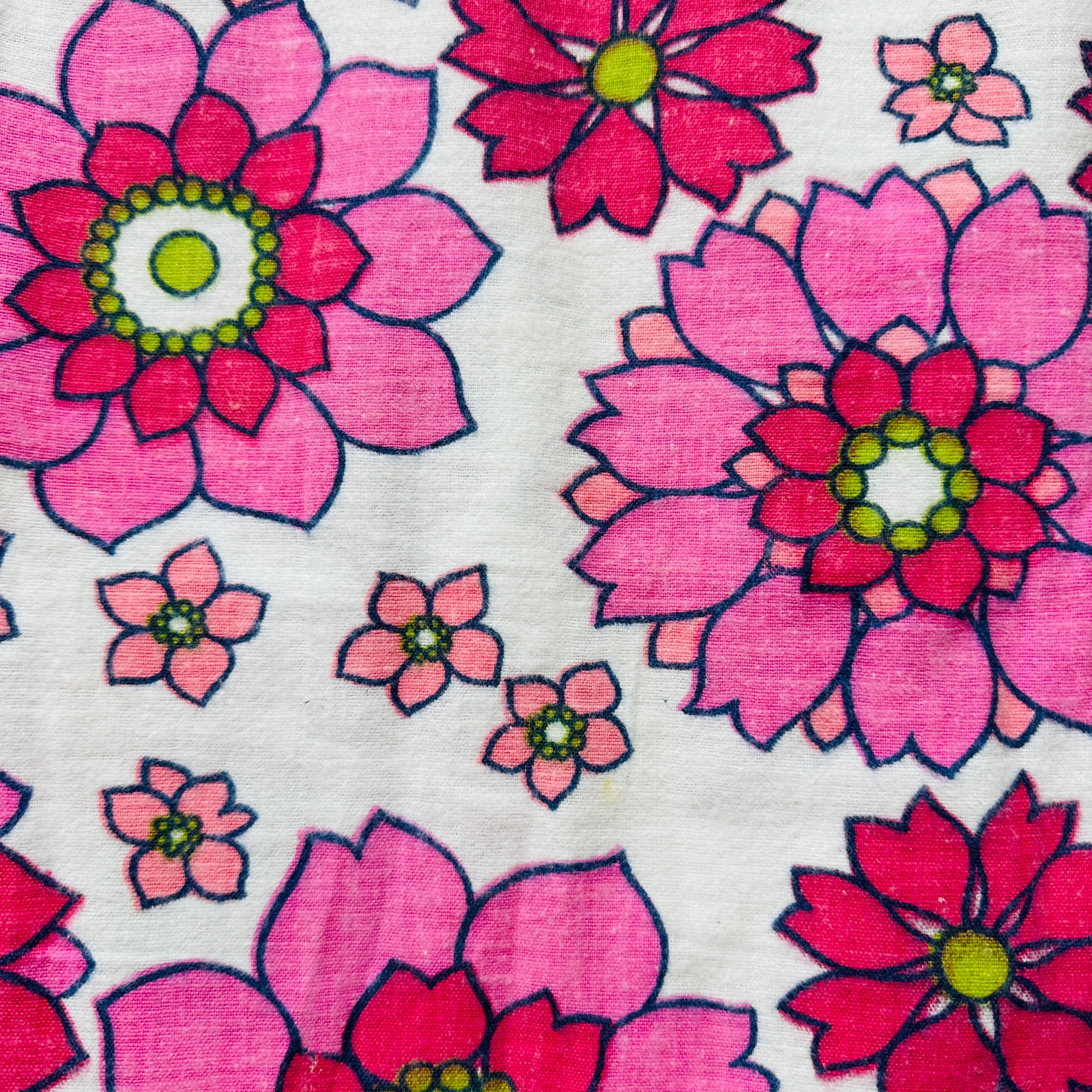240cms Funky Fab Vintage Brushed Cotton Sheet
