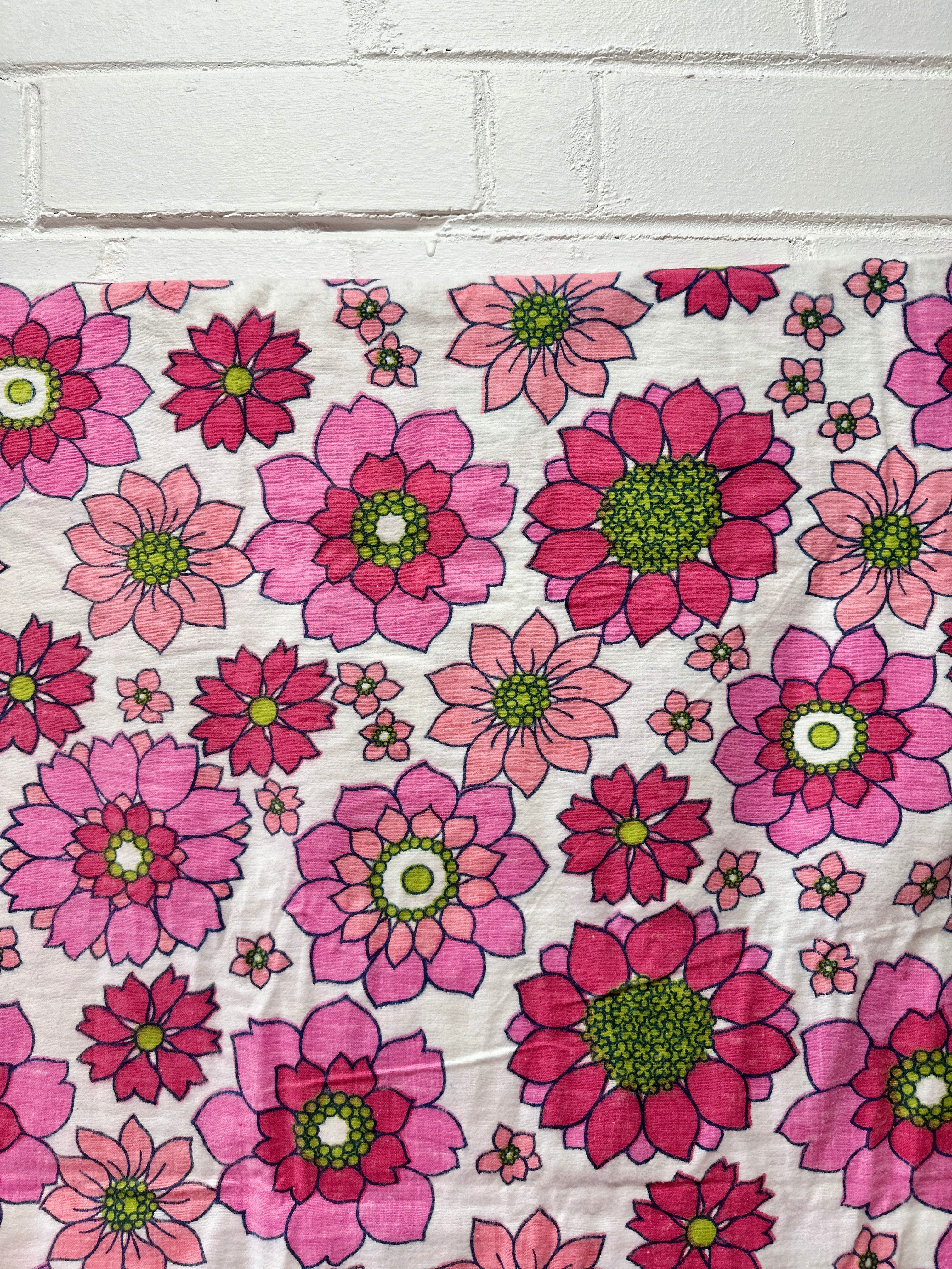 240cms Funky Fab Vintage Brushed Cotton Sheet