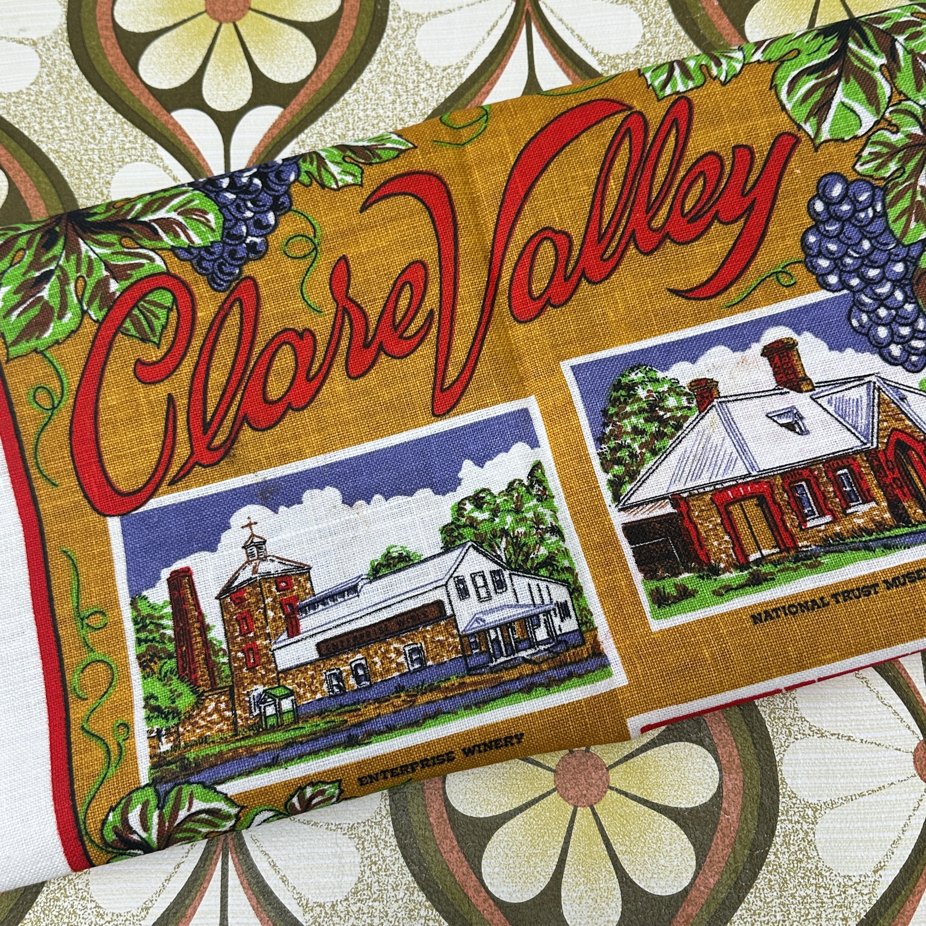 Unused CLARE VALLEY Tea Towel