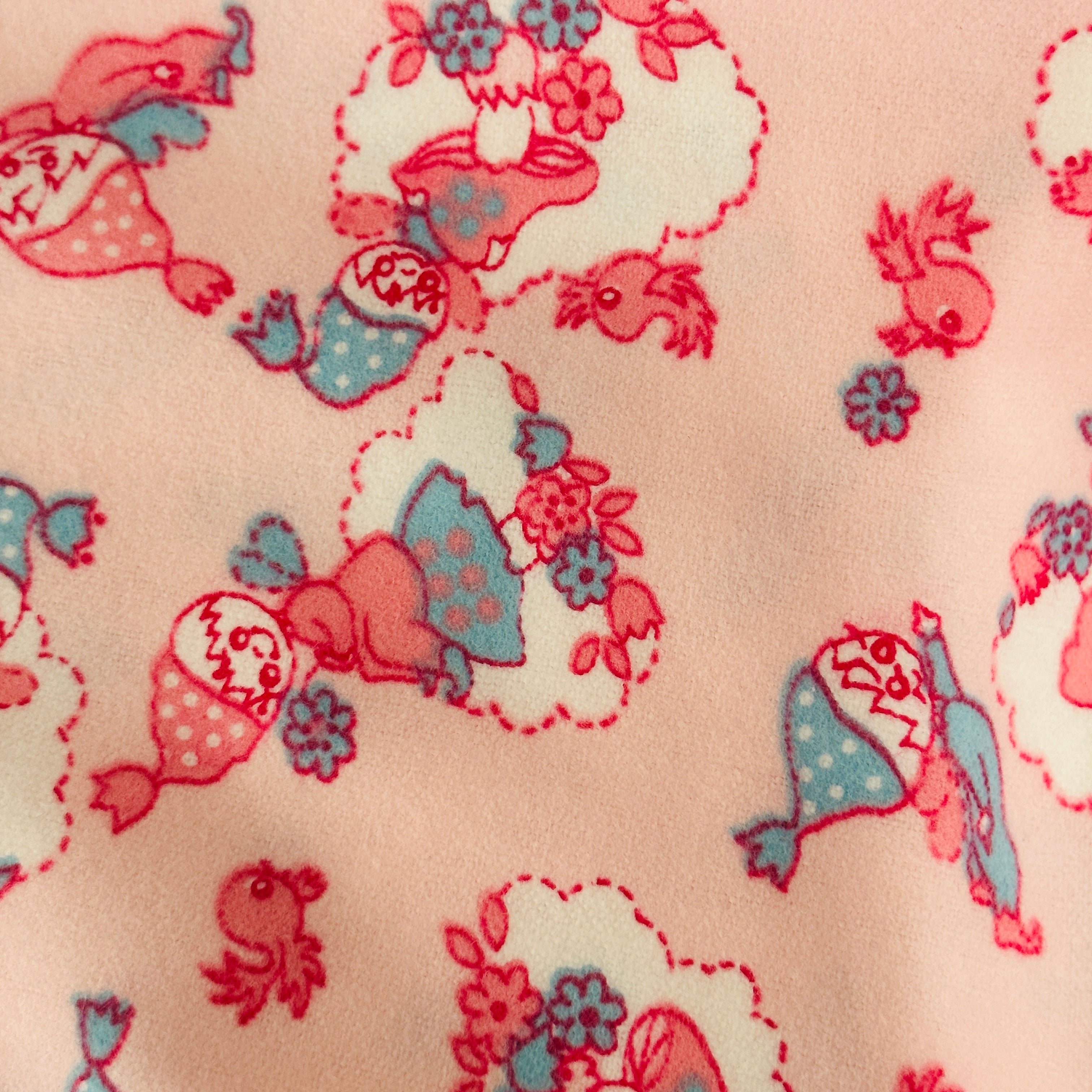 330cms Vintage CRISP Bright Novelty Children's Brushed Cotton FABRIC