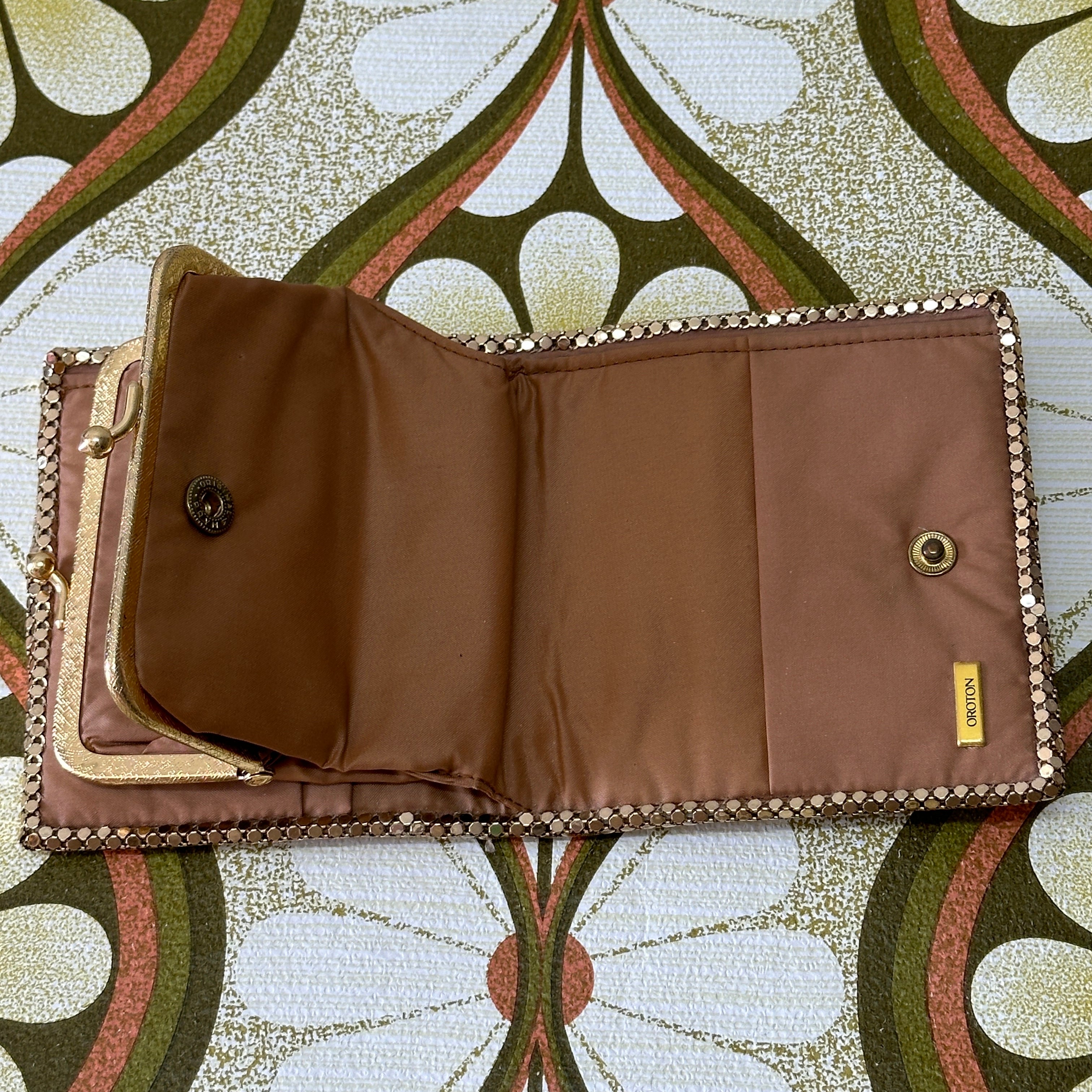 Stunning Gold OROTON Vintage Purse