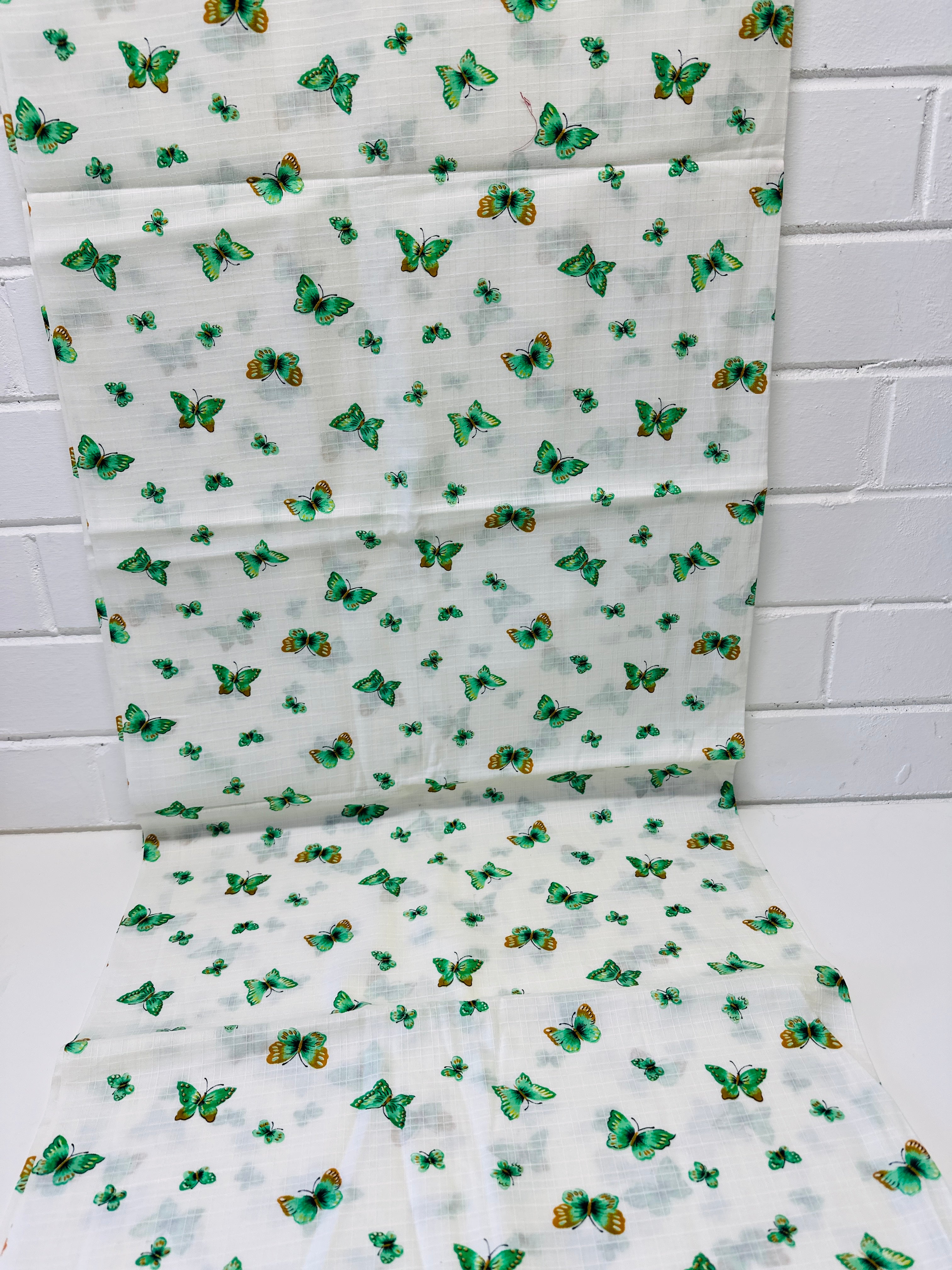 Vintage Butterfly Fabric Retro