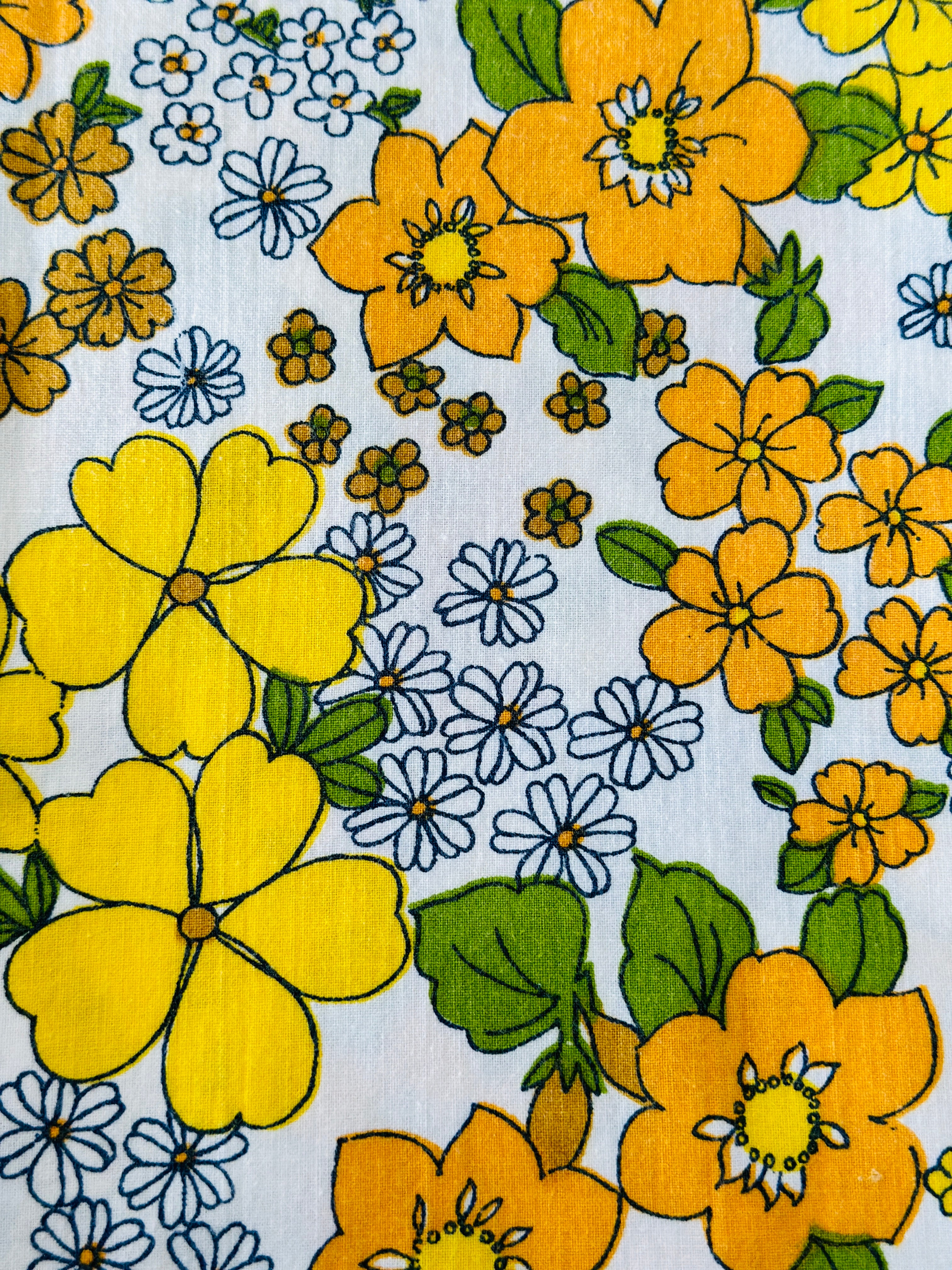 220cms Beautiful Vintage Cotton Sheet Fabric