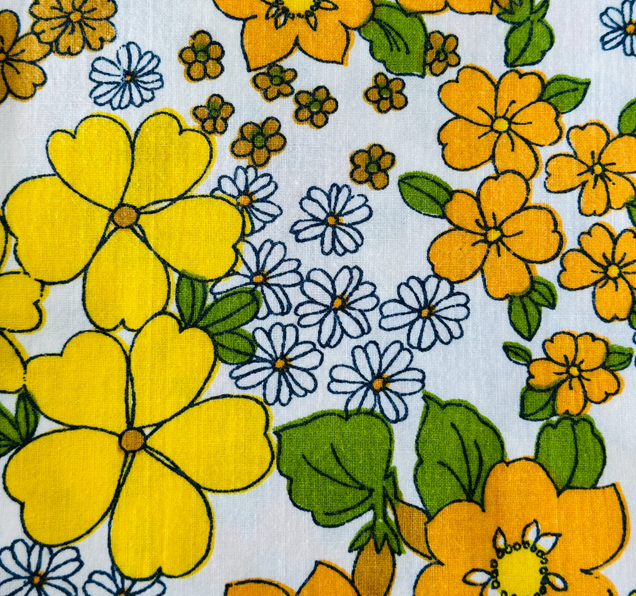 220cms Beautiful Vintage Cotton Sheet Fabric