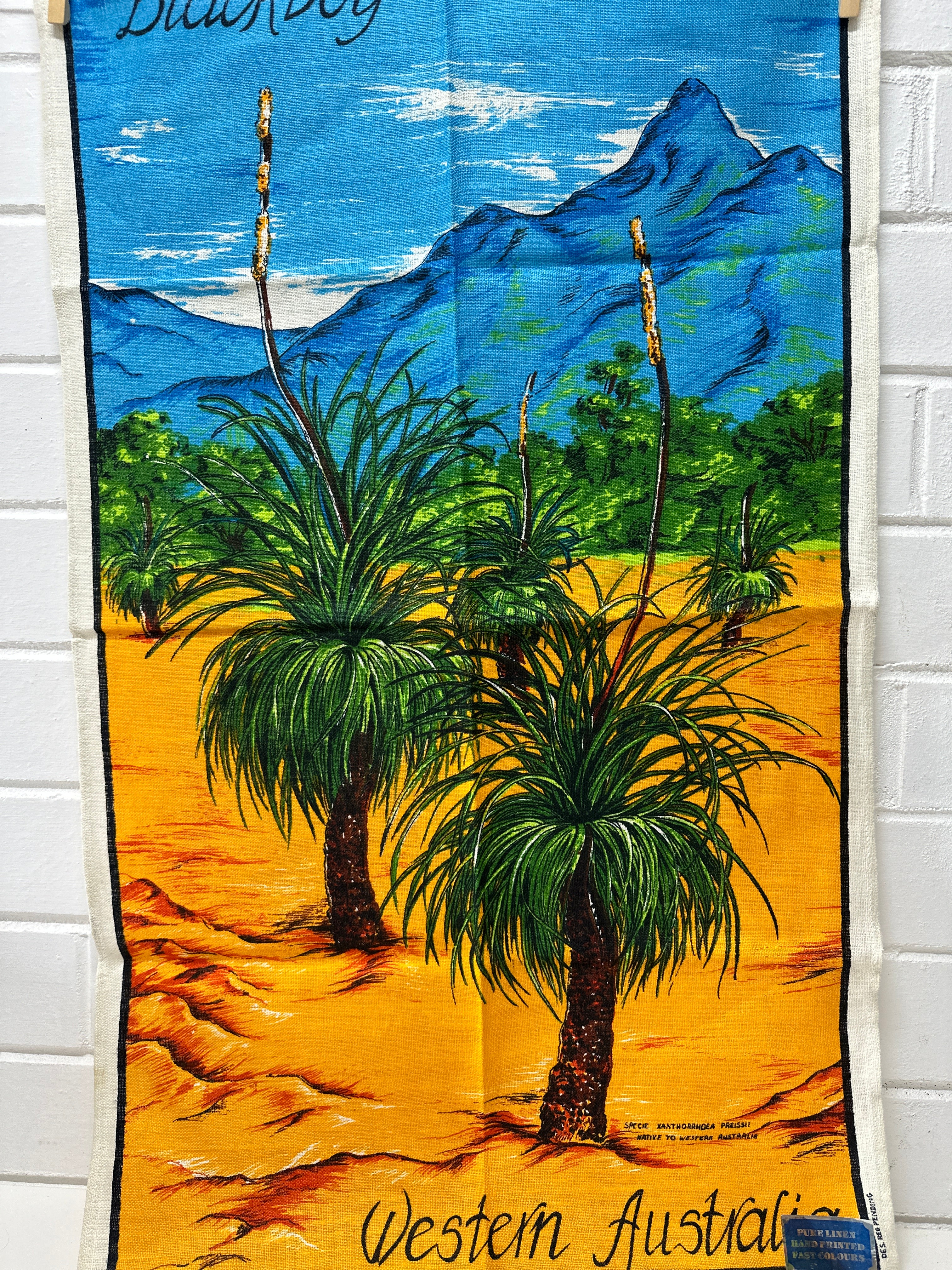 UNUSED Blackboy WA TEA TOWEL
