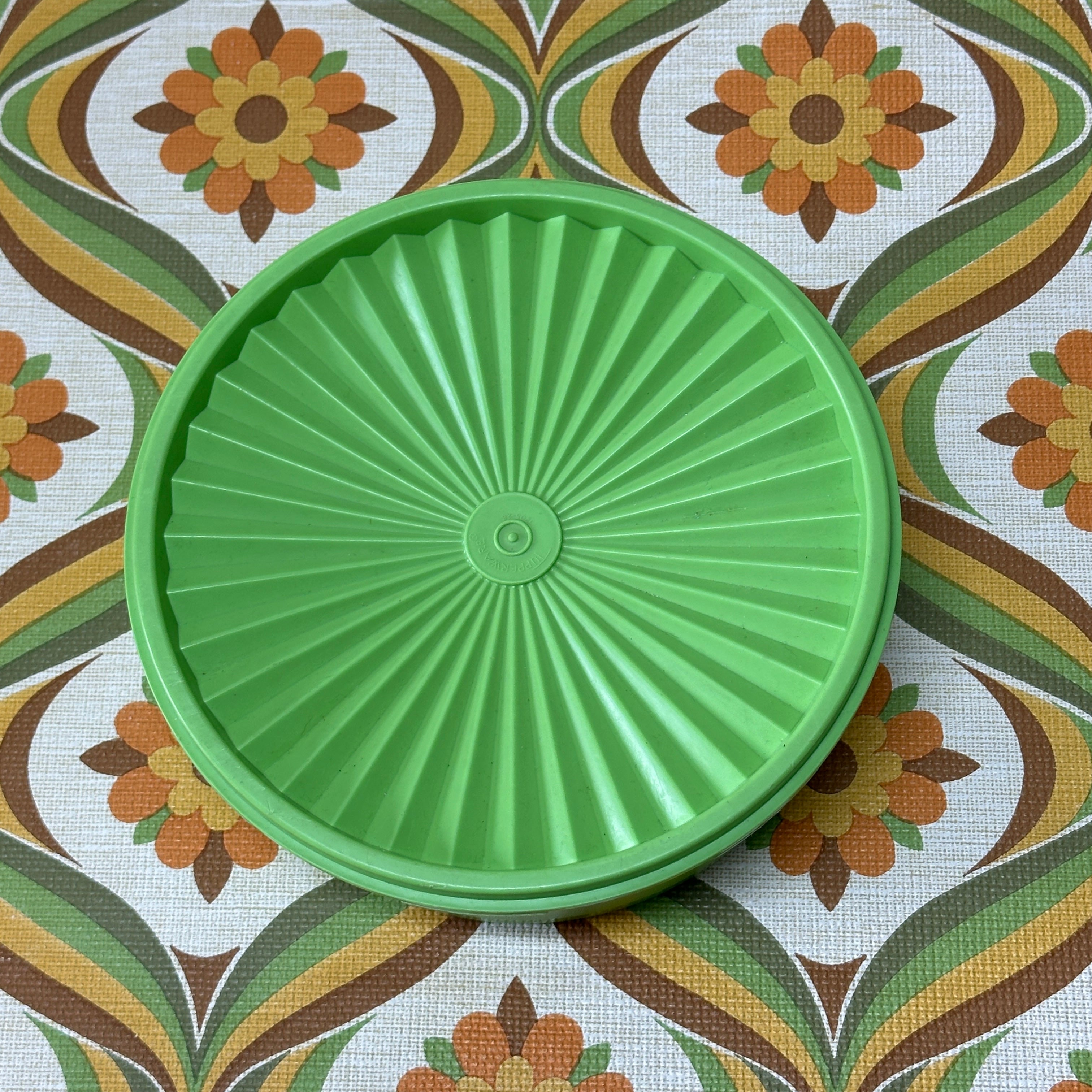 SMALL Retro Tupperware Bright GREEN One Only