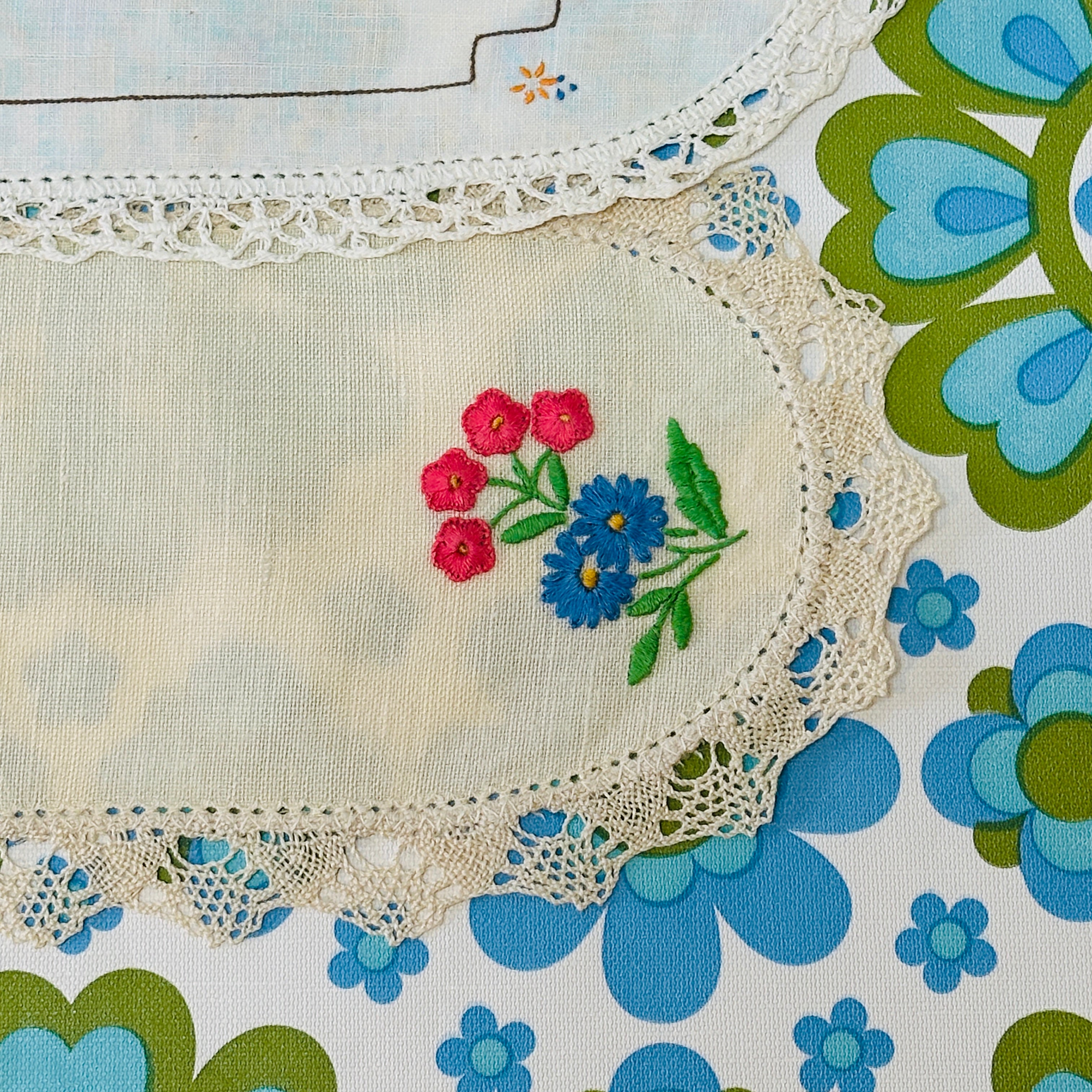 Set of Three Vintage Doilies