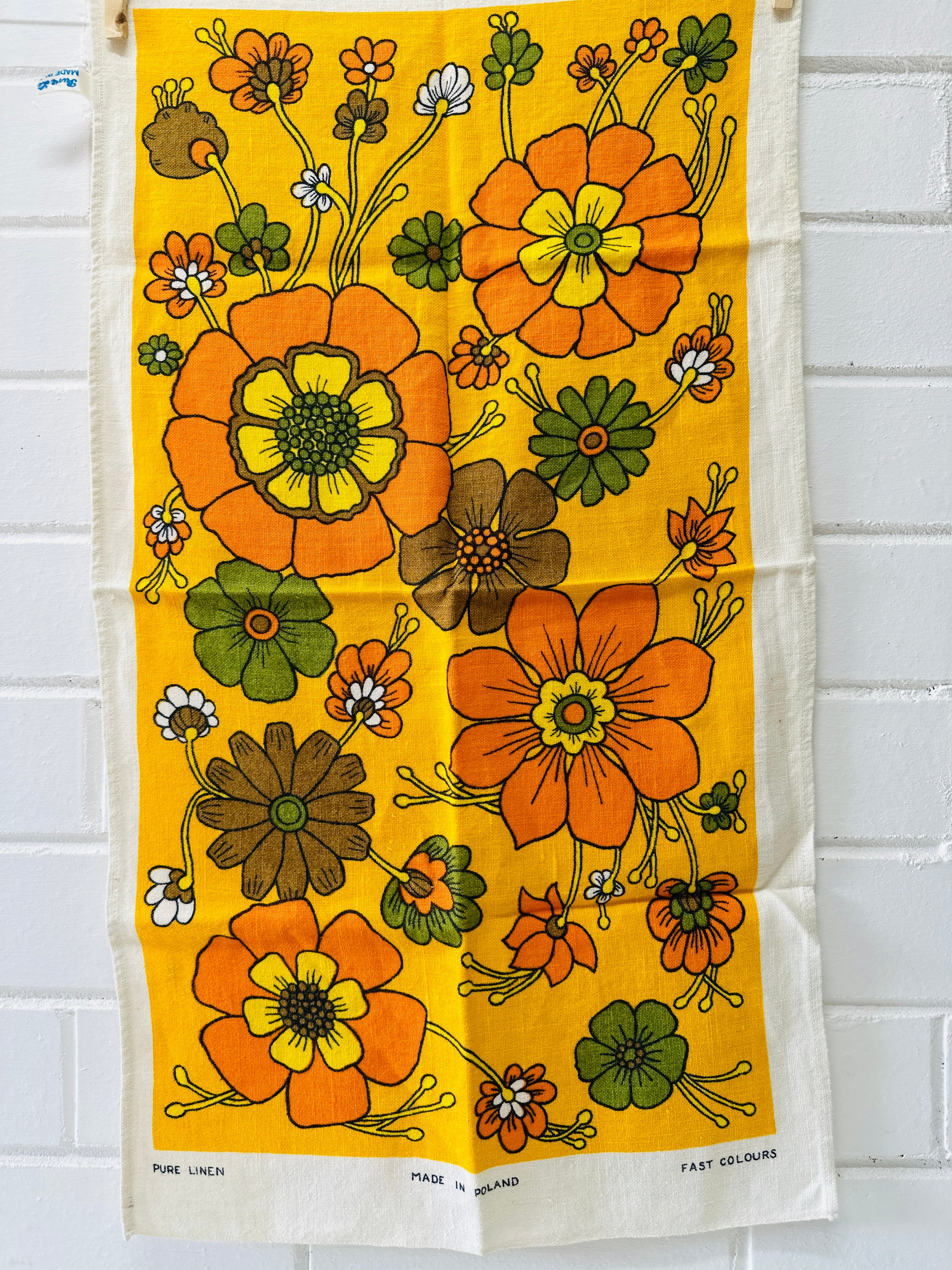 Vintage Linen Tea Towel BEAUTIFUL