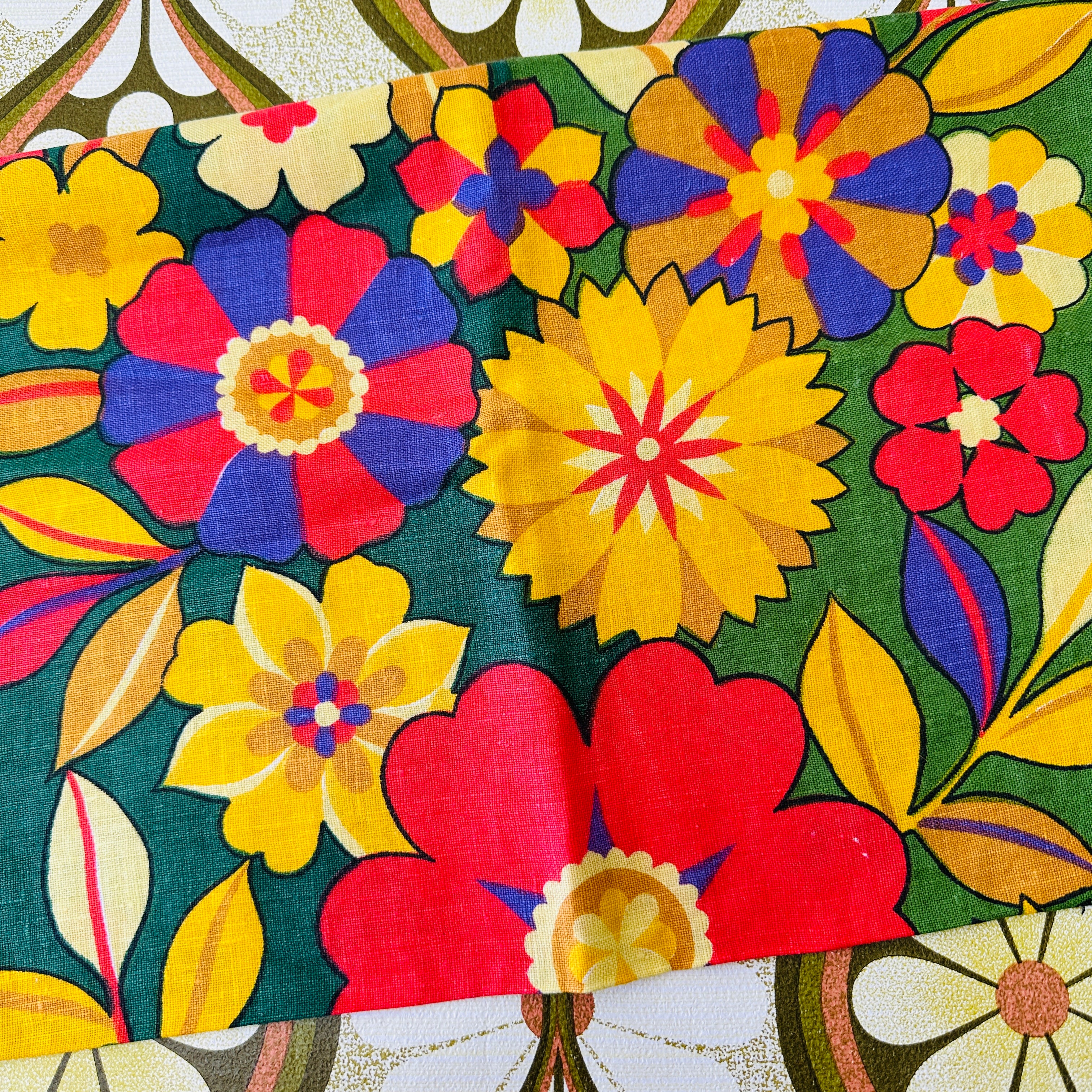 Awesome Floral Vintage Towel