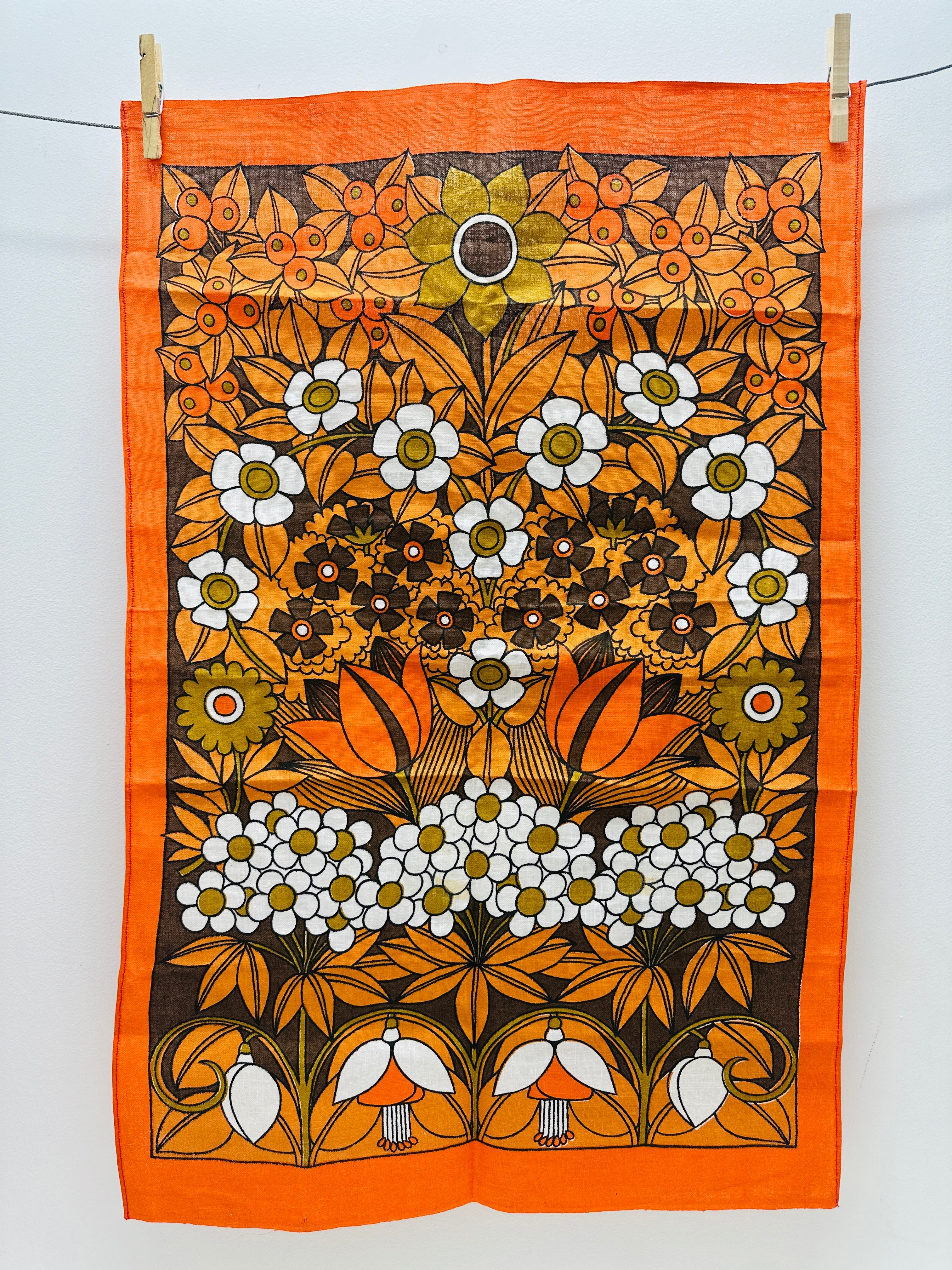 NILE Tea Towel NEW Old Stock LINEN