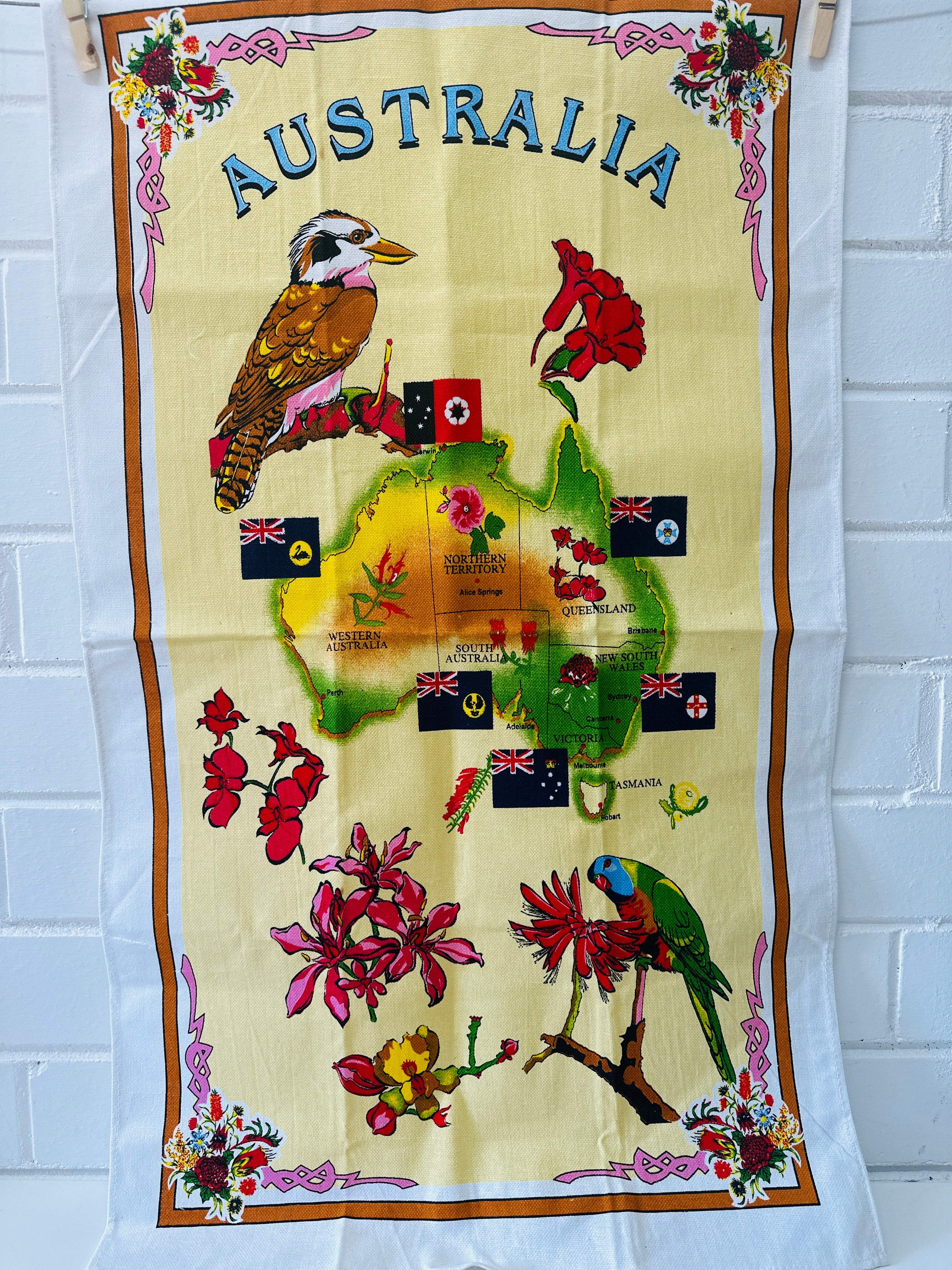 Australia Cotton Tea Towel