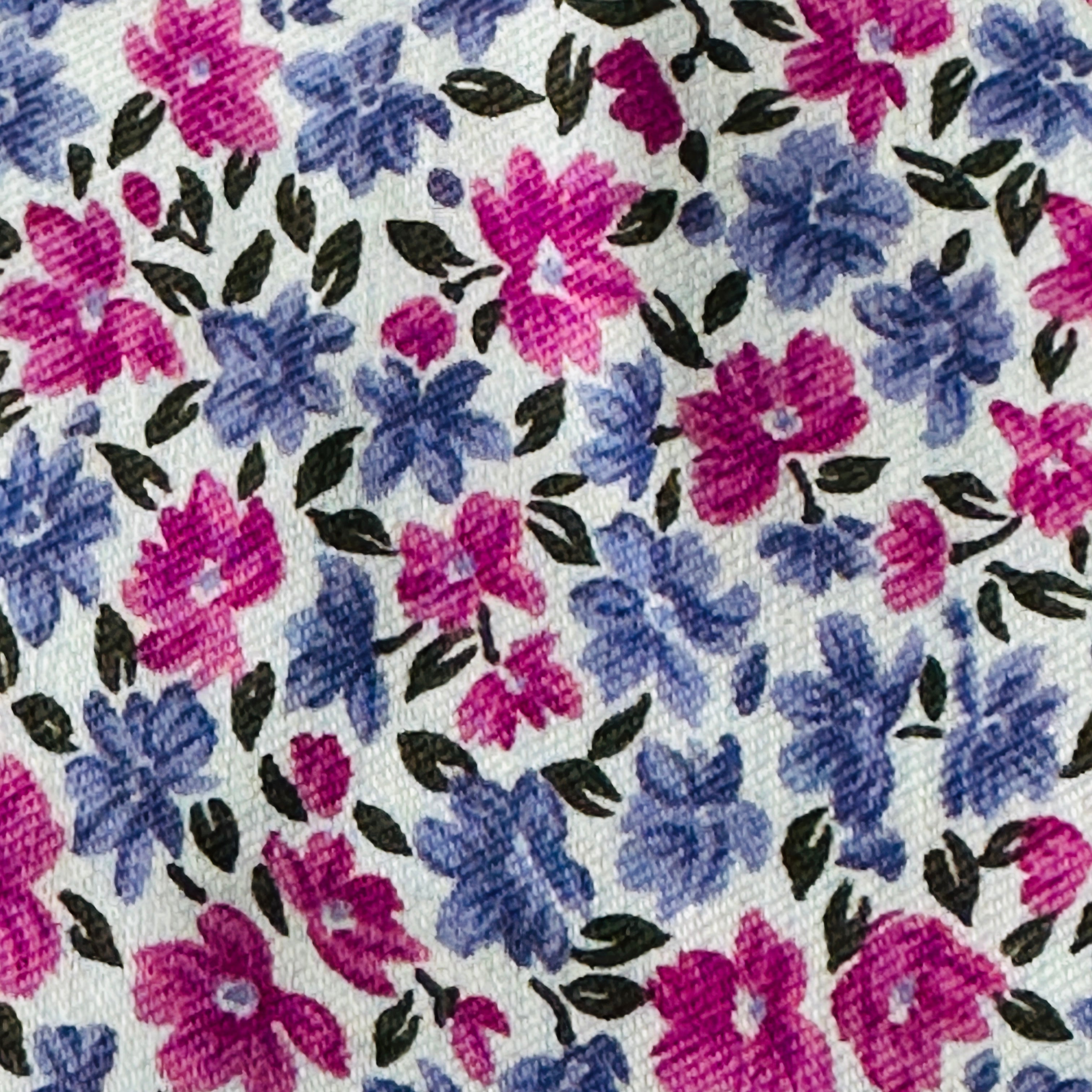320cms Cute Modern Purple Floral FABRIC Cotton