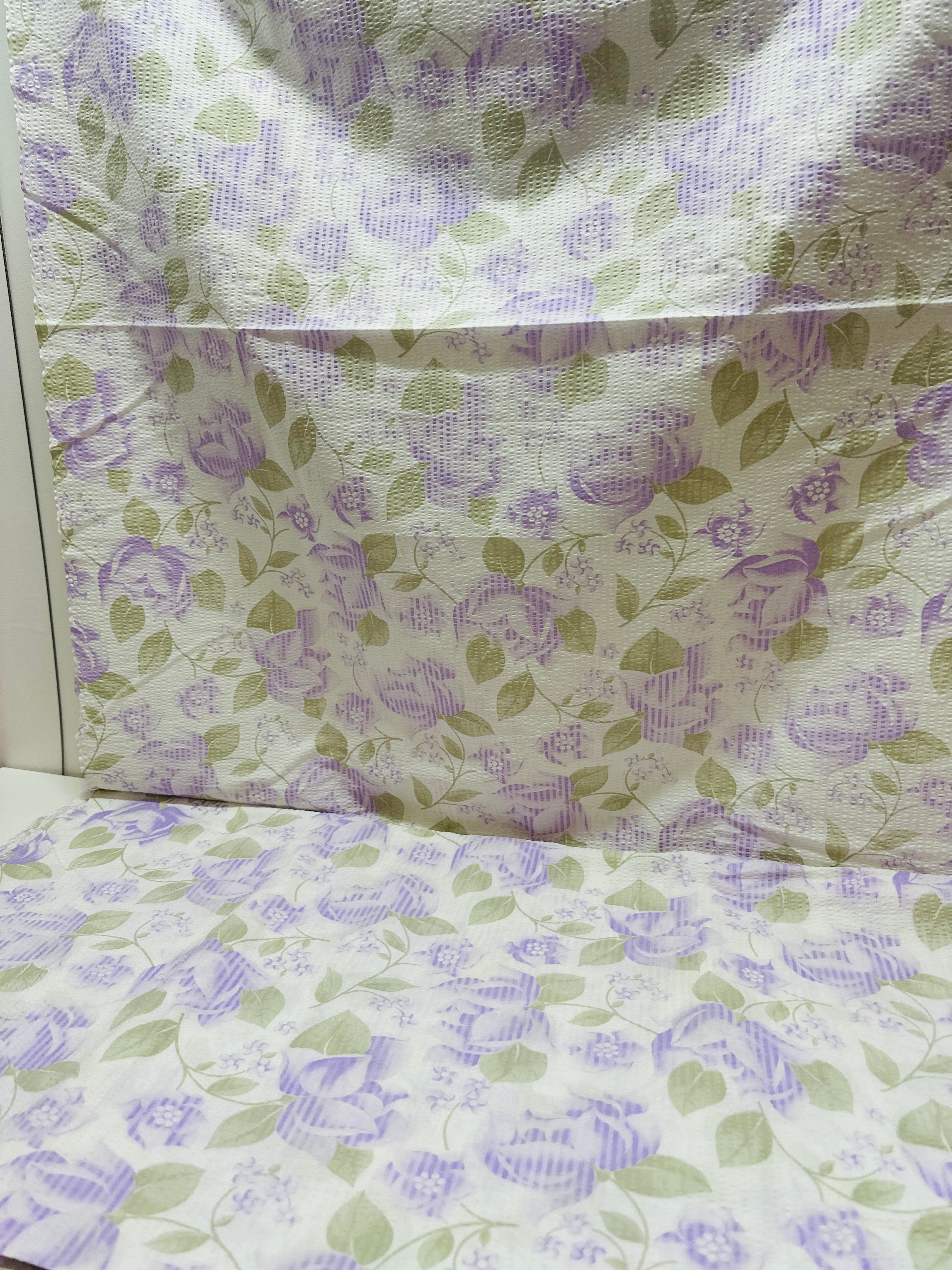 800cms Vintage Muted Purple Flowers Fabric