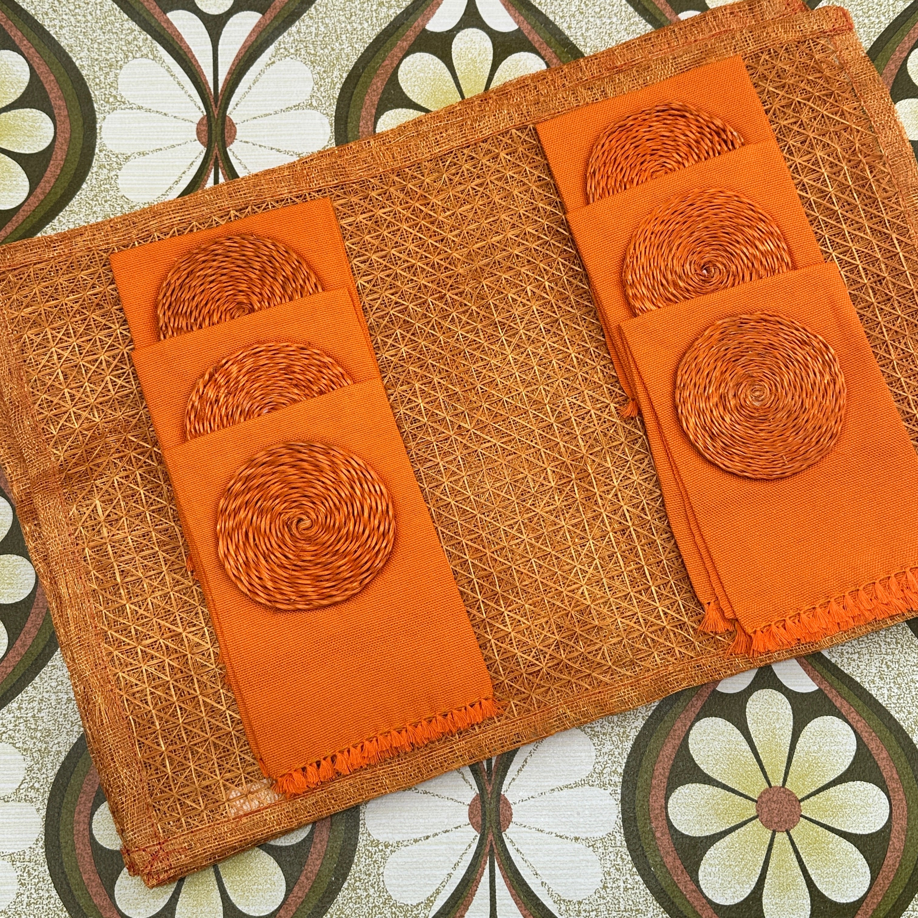 Set of SIX Placemats Napkins UNUSED