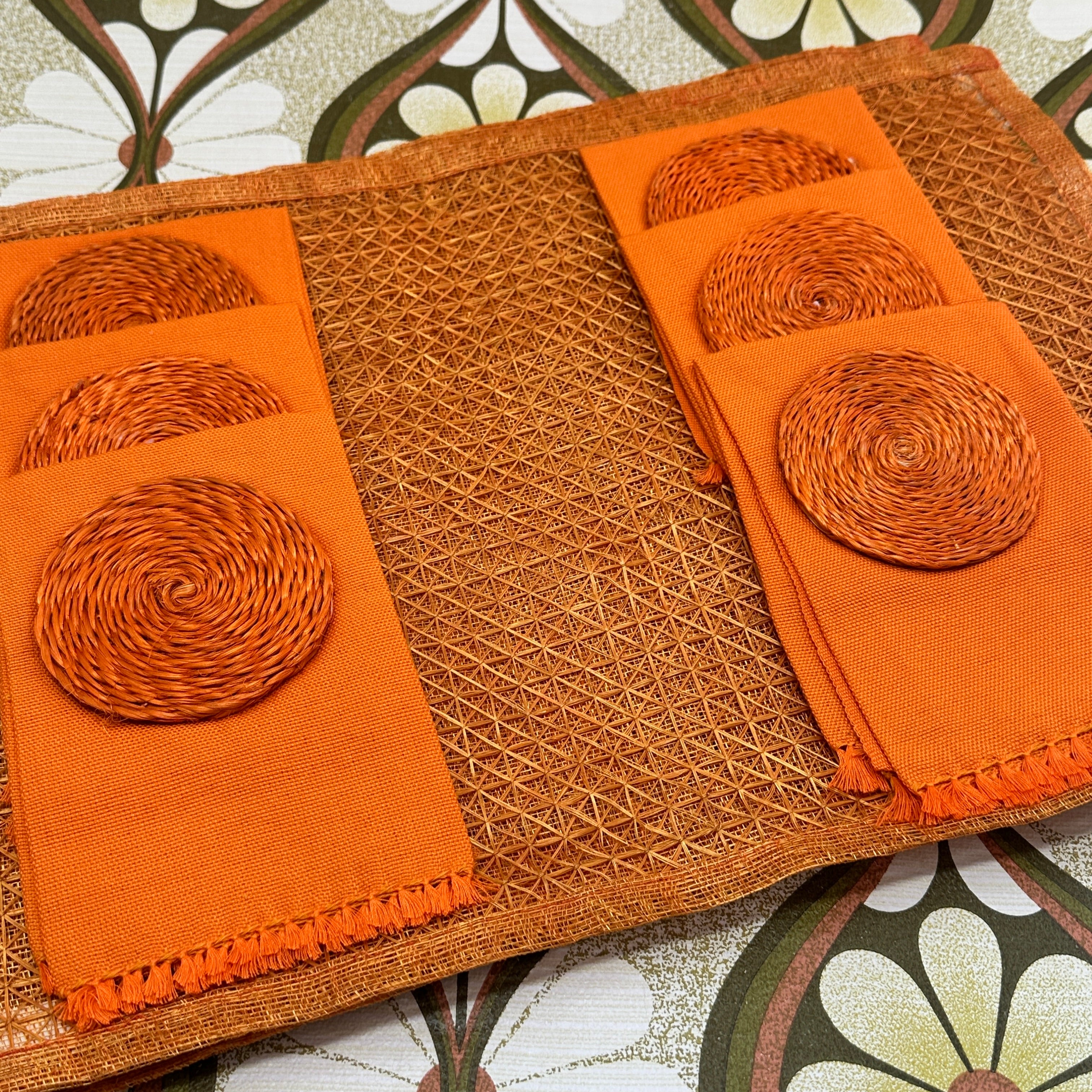 Set of SIX Placemats Napkins UNUSED