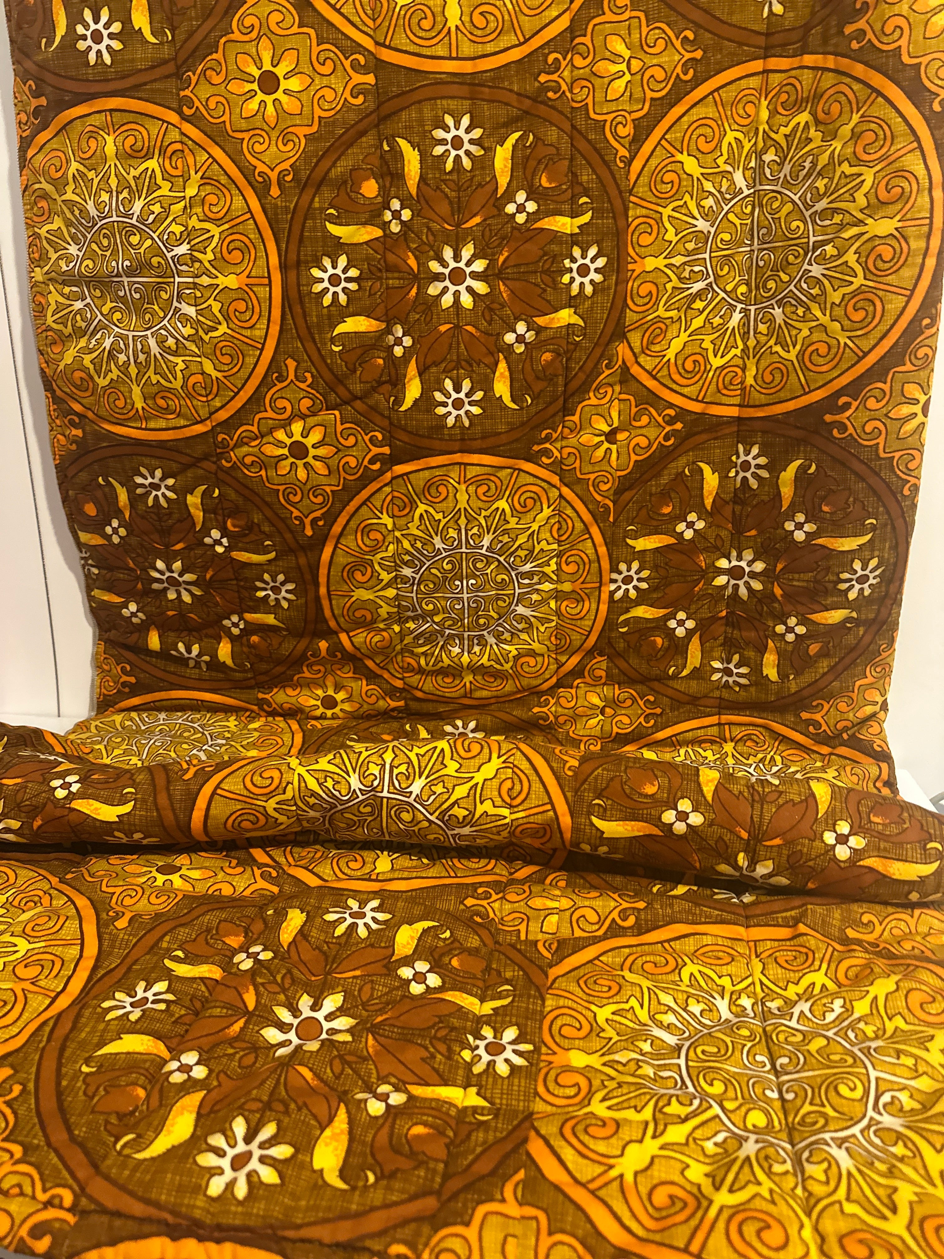 AMAZING Retro Cotton Sleeping Bag CRISP Bright As New