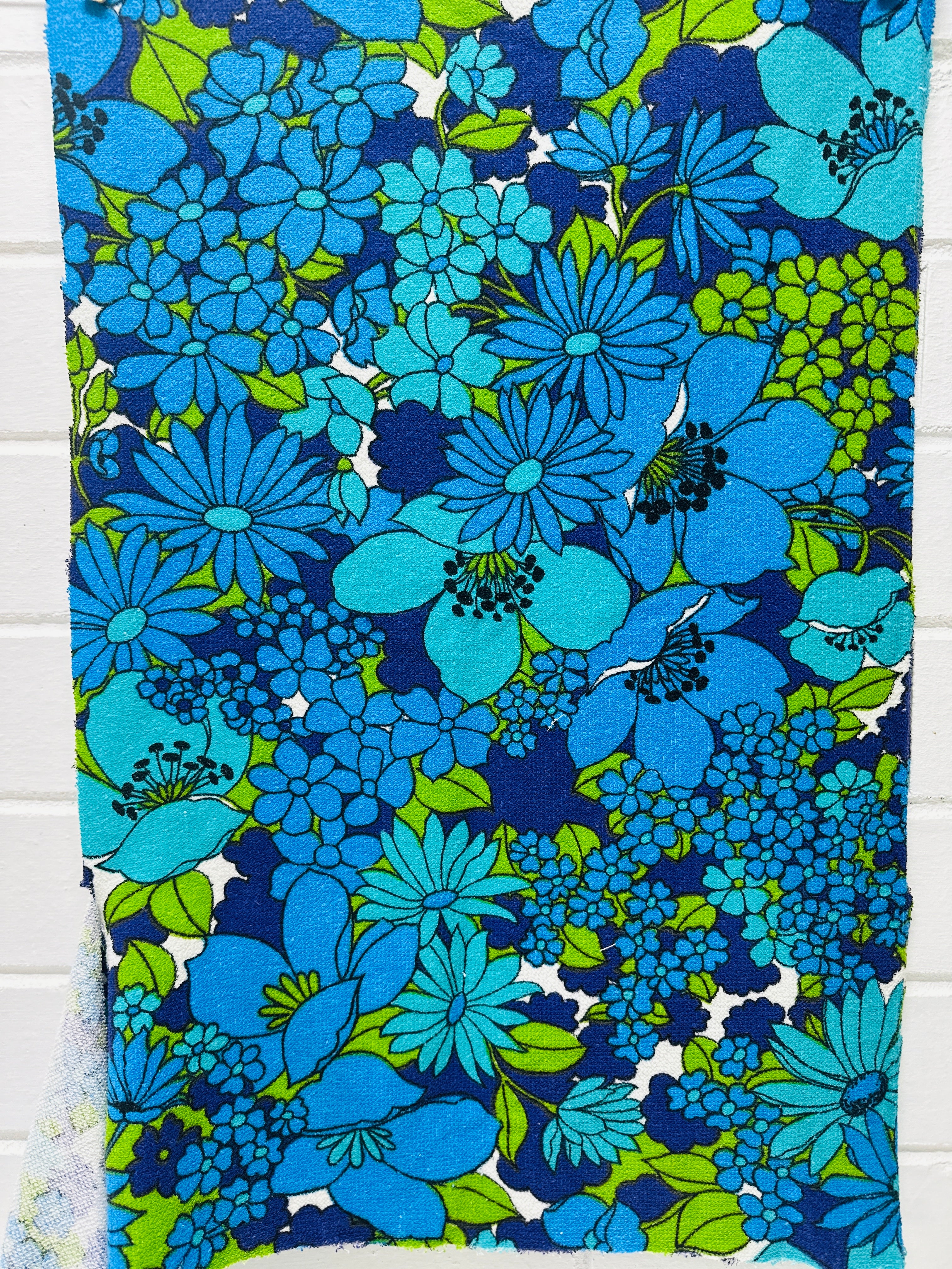 AMAZING Vintage Terry Towelling Fabric