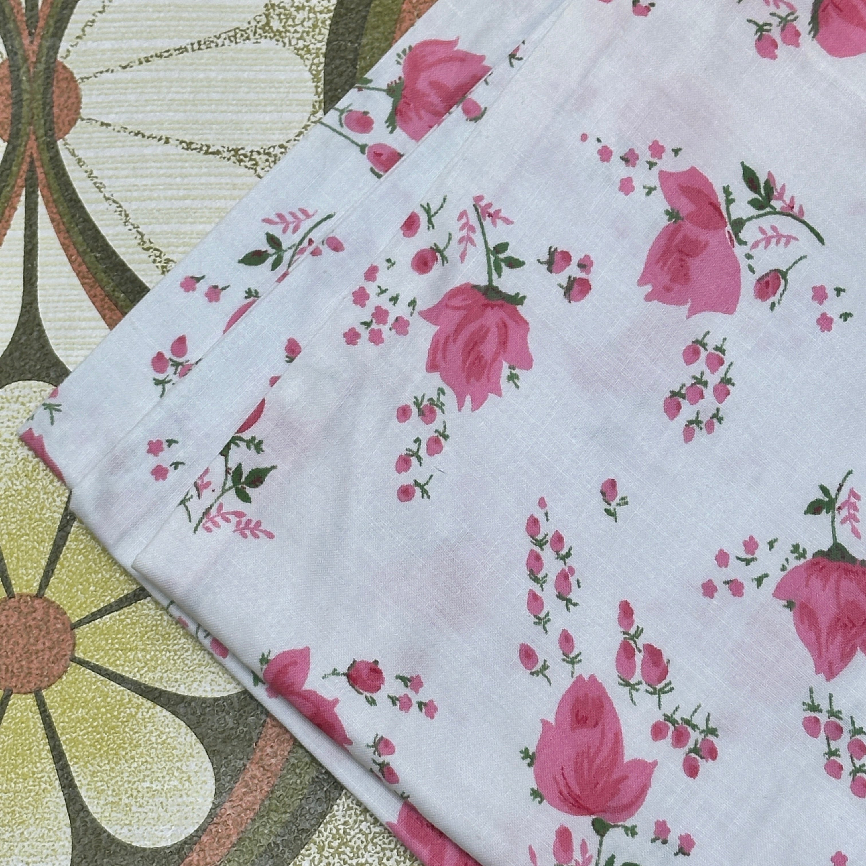 Pretty Cotton Vintage Pillow Cases NEW