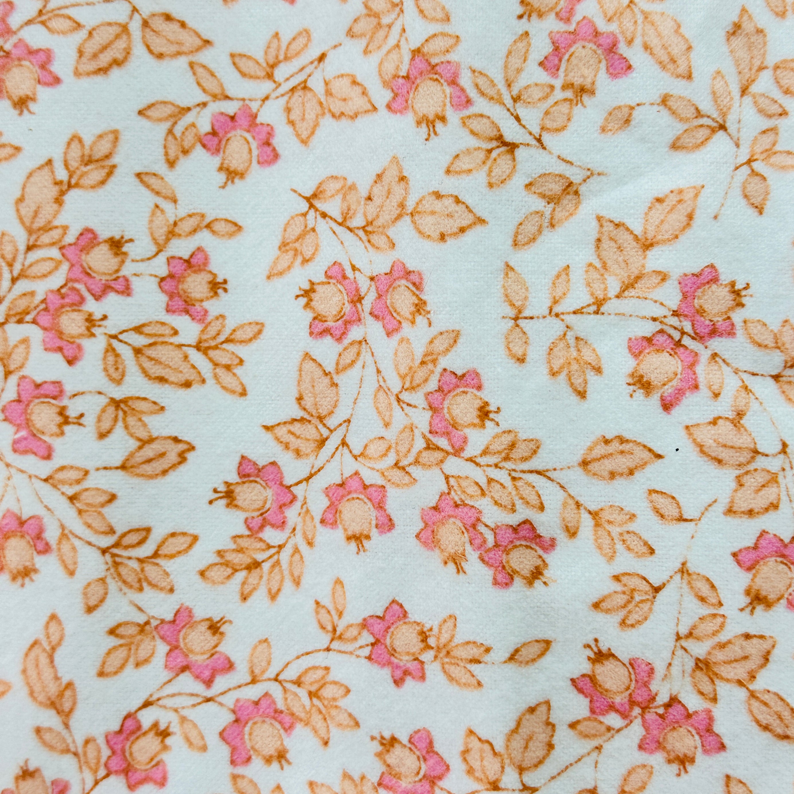 240cms Muted Vintage Apricot Brushed Cotton Fabric