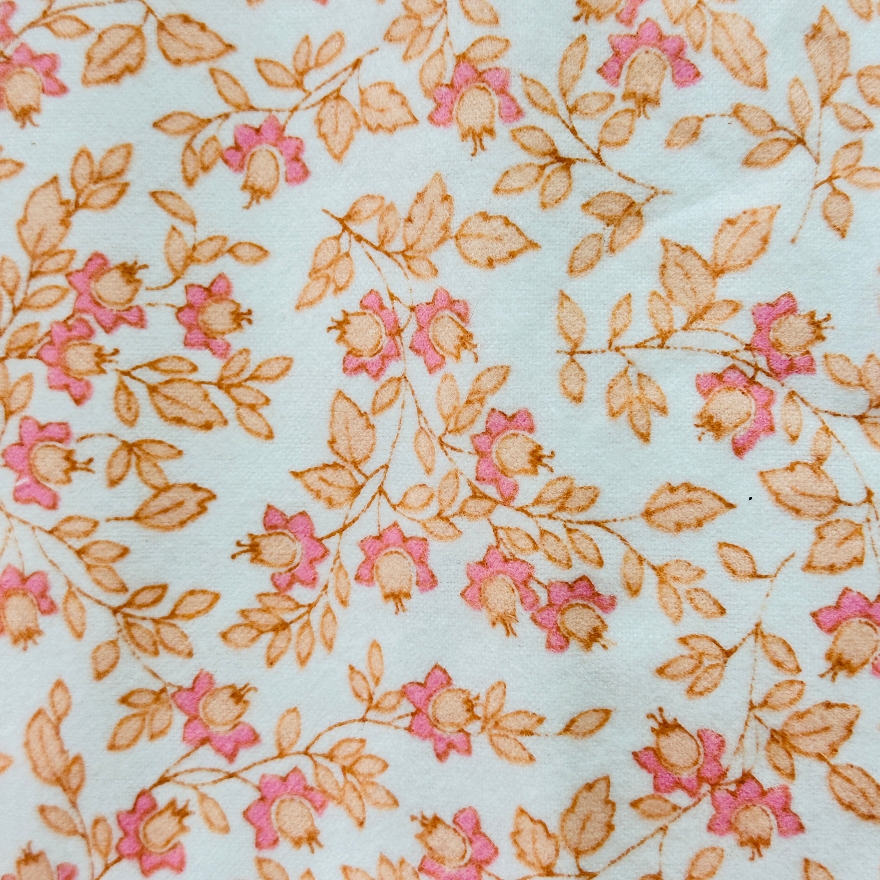 240cms Muted Vintage Apricot Brushed Cotton Fabric