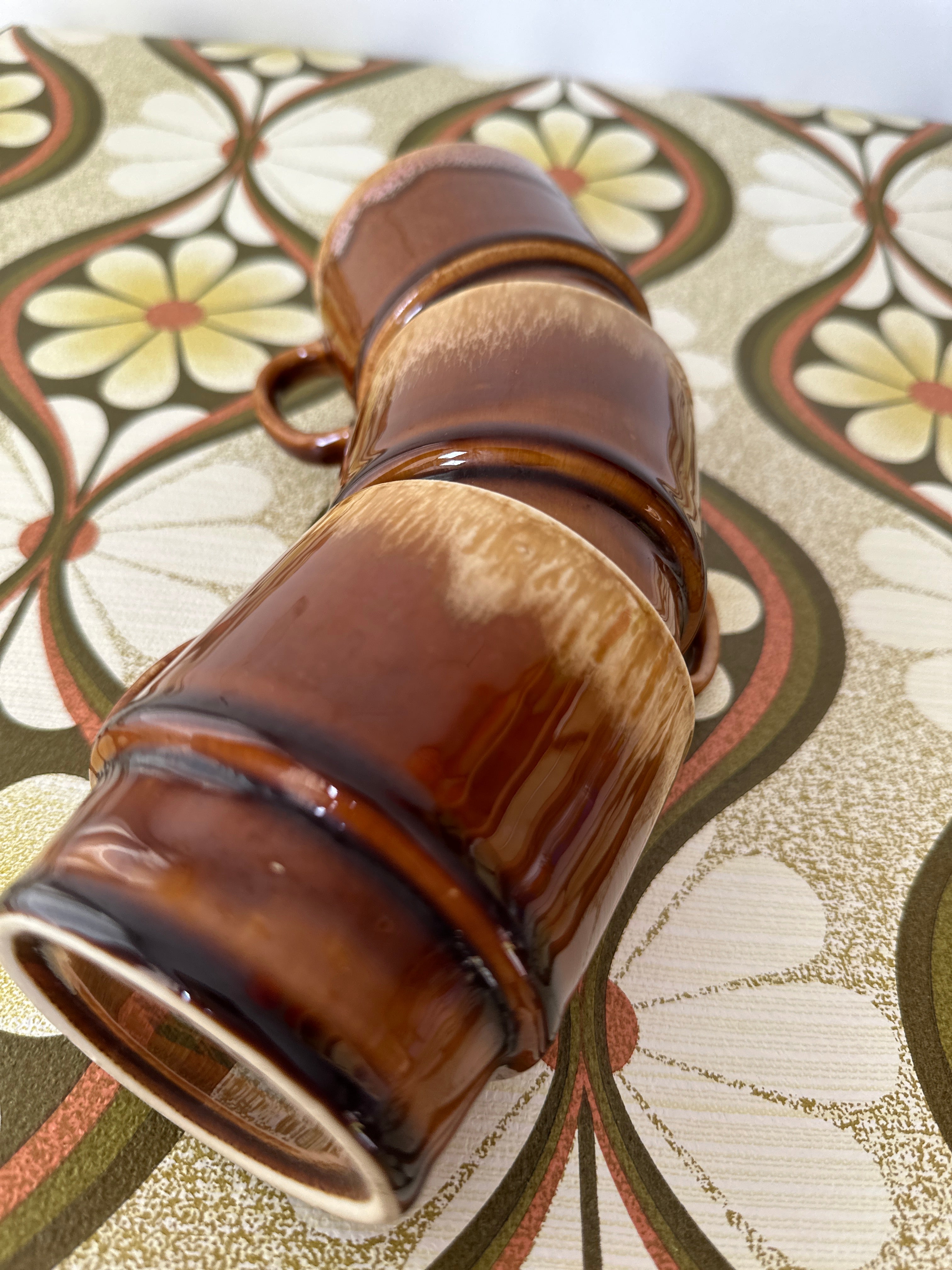 Stackable Set of Vintage Cups x 3