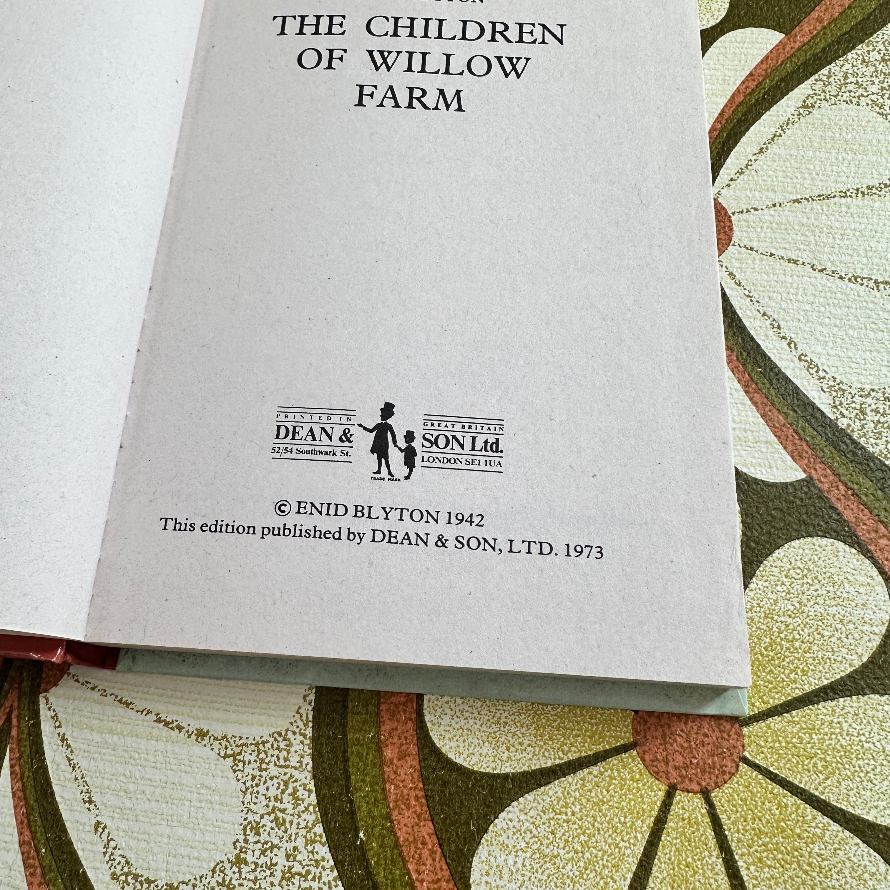 The Children of Willow Farm Enid Blyton Retro VINTAGE Book