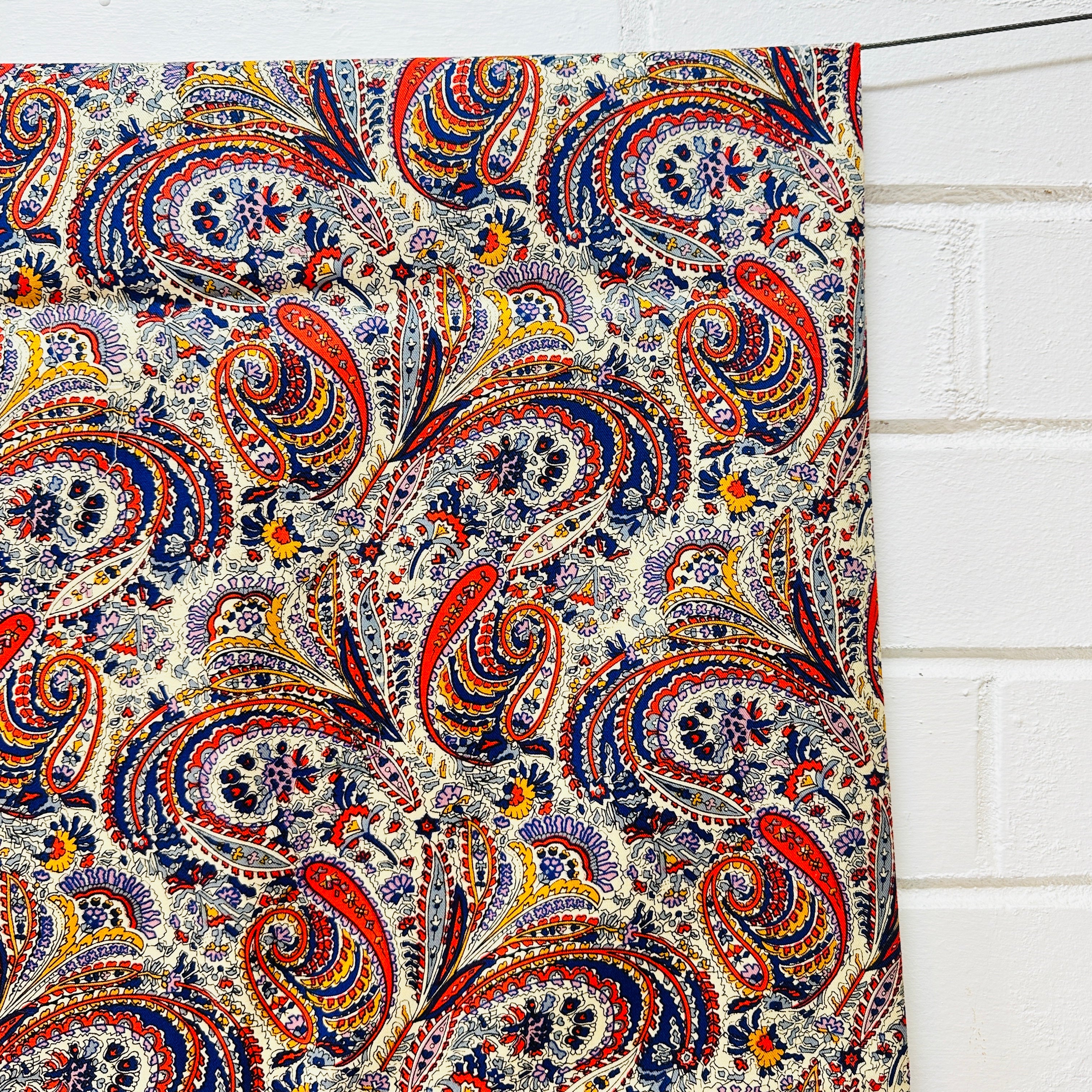 240cms Wonderful VINTAGE Cotton Fabric