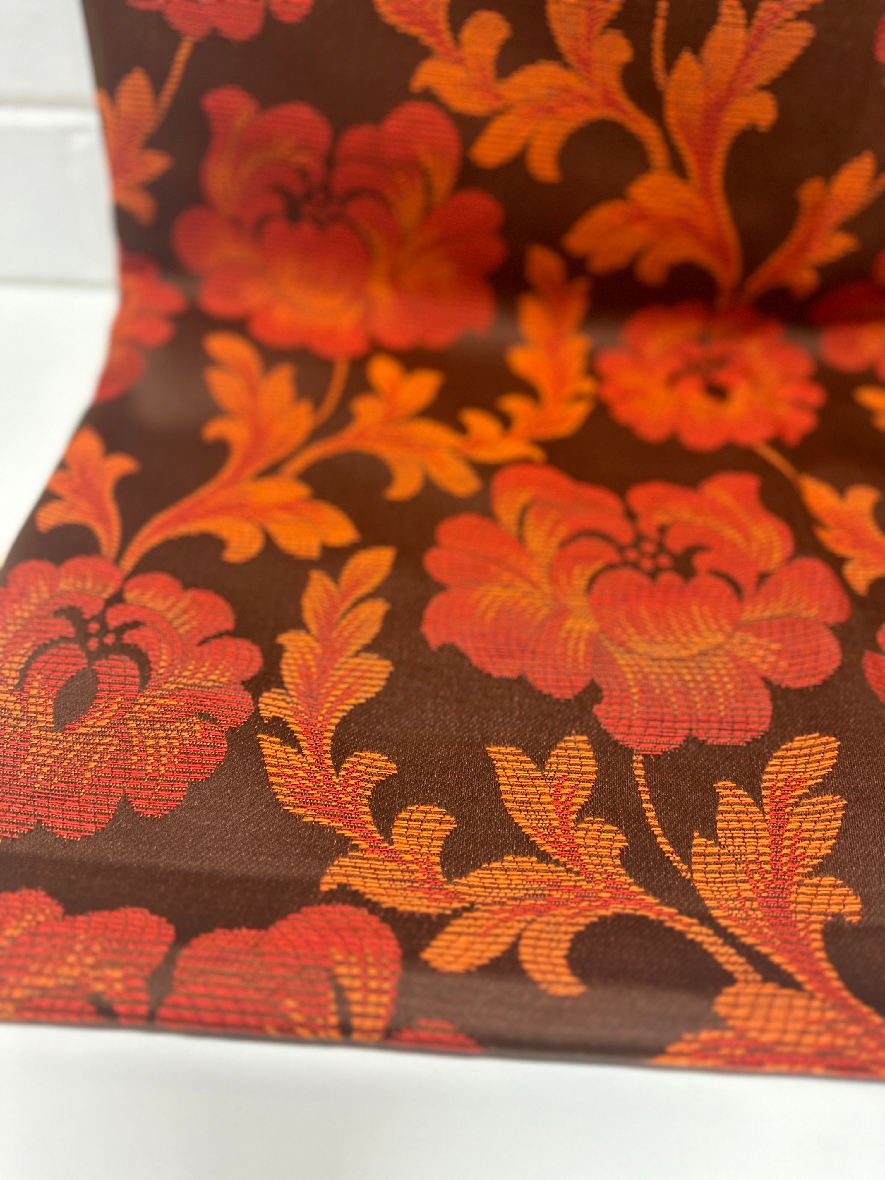 260cms Thick Orange Upholstery Fabric
