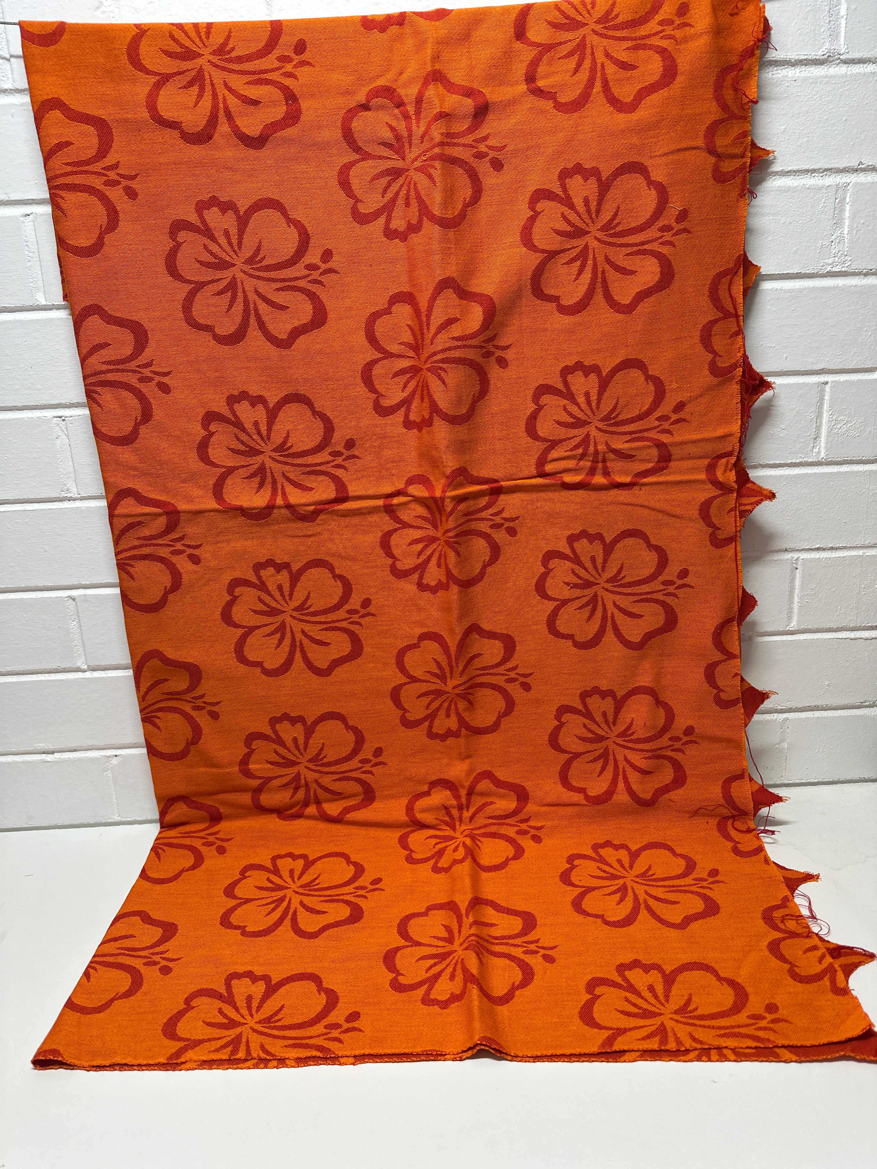 120cms Orange Upholstery Fabric