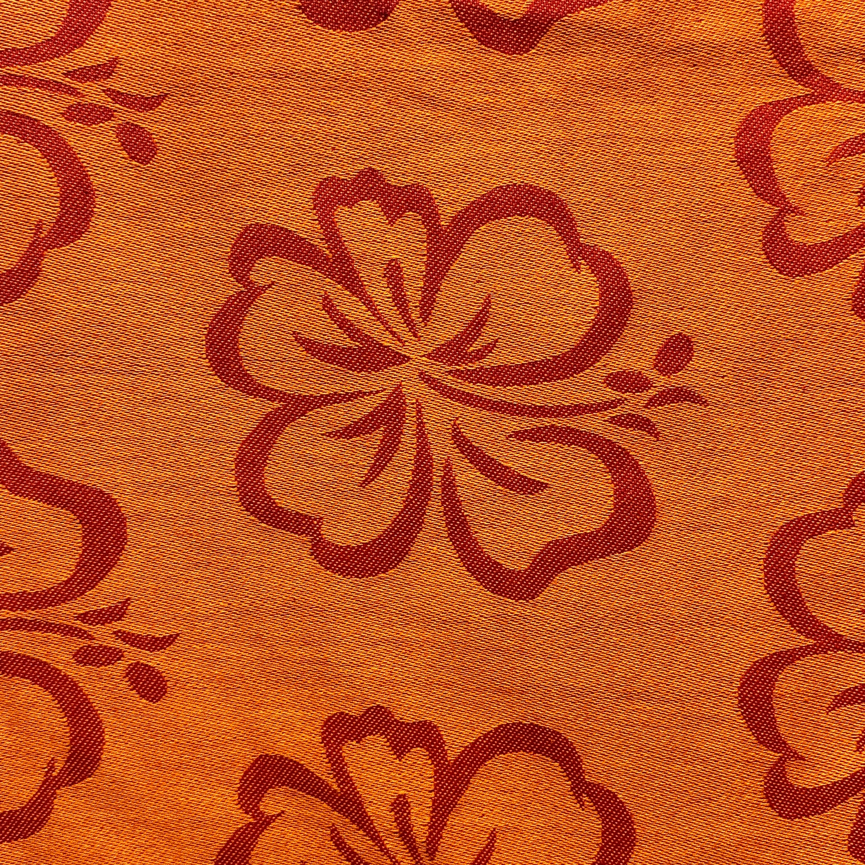 120cms Orange Upholstery Fabric