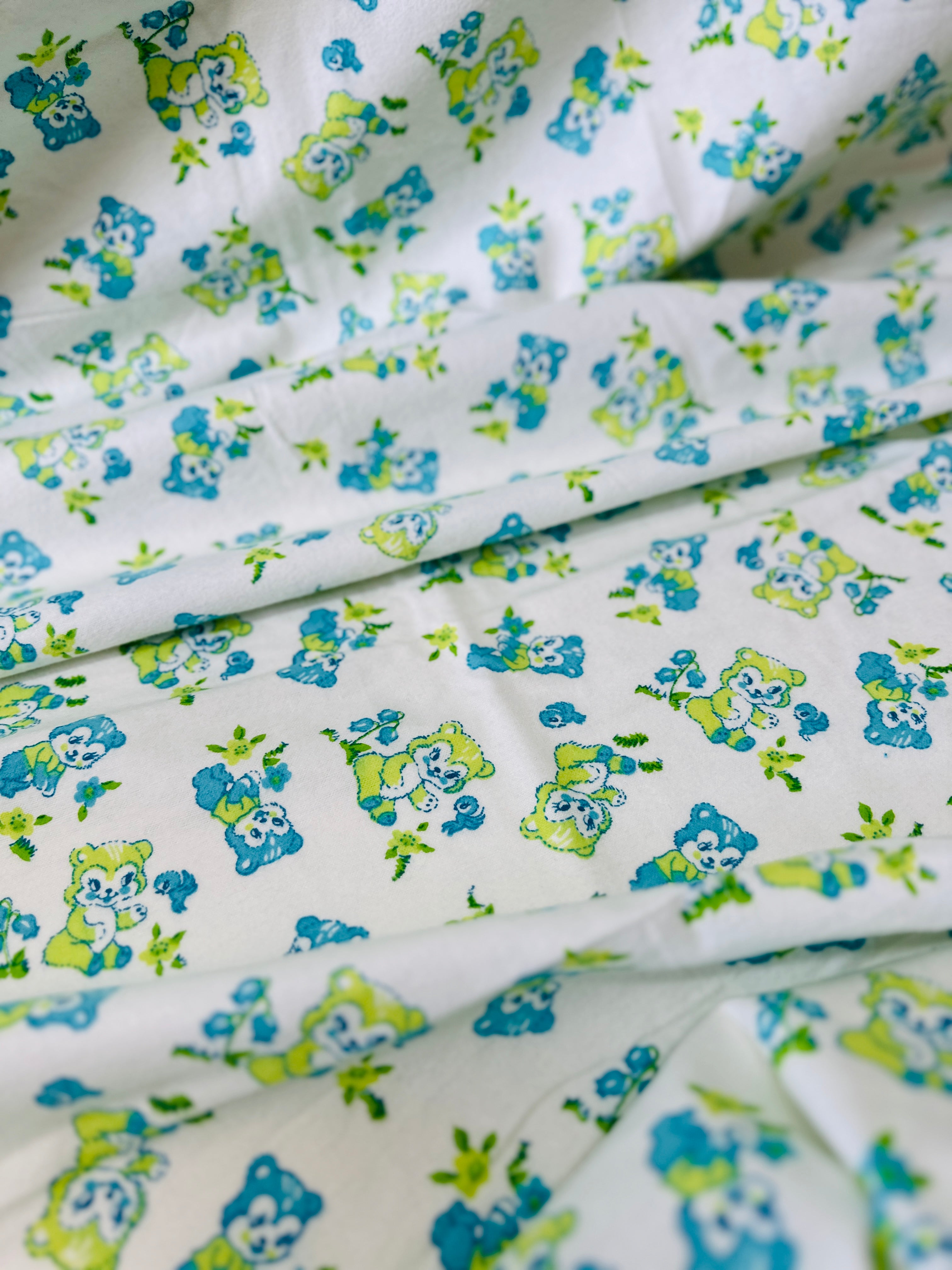 300cms VINTAGE Brushed Cotton Children's Fabric