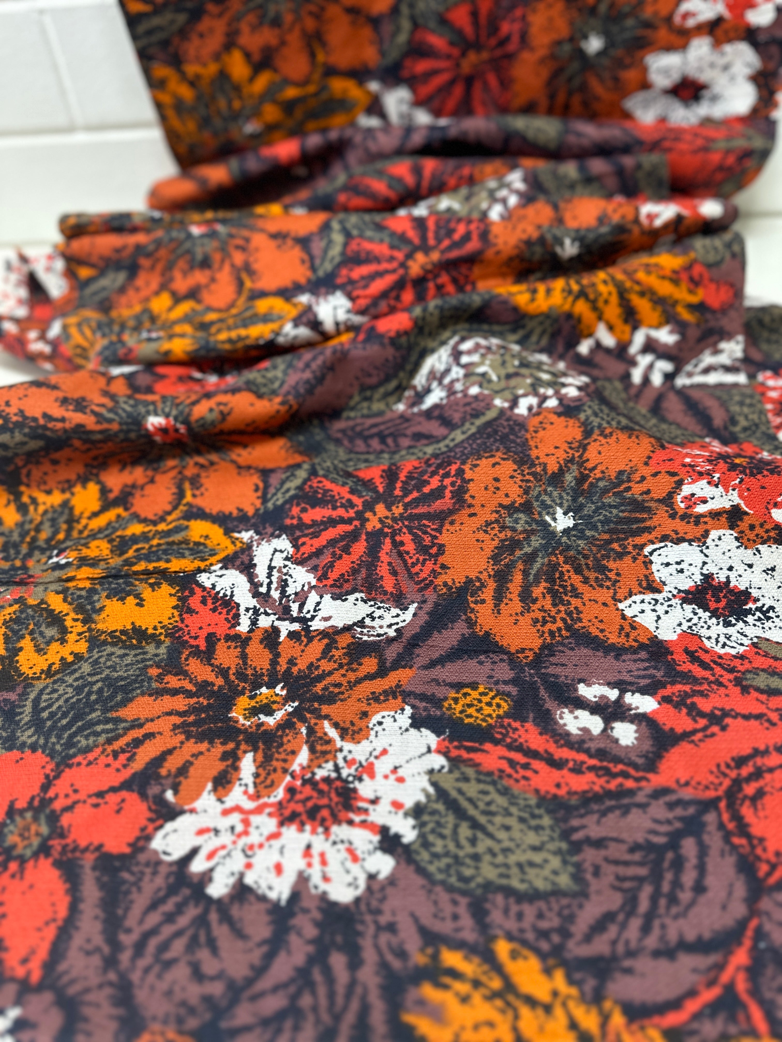 420cms HUGE Lot Vintage Heavy Weight Textured Fabric